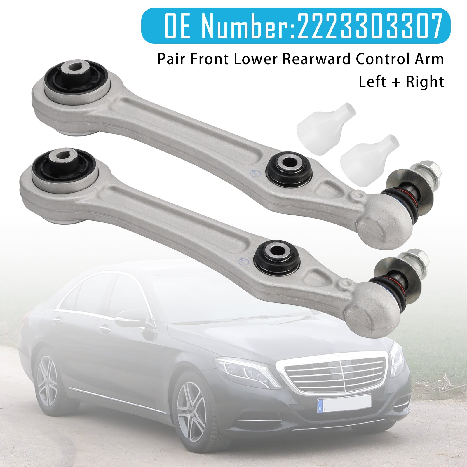 2 bracci di sospensione inferiori anteriori e posteriori sinistro e destro 2223303307 per Mercedes-Benz W222 X222 S450
