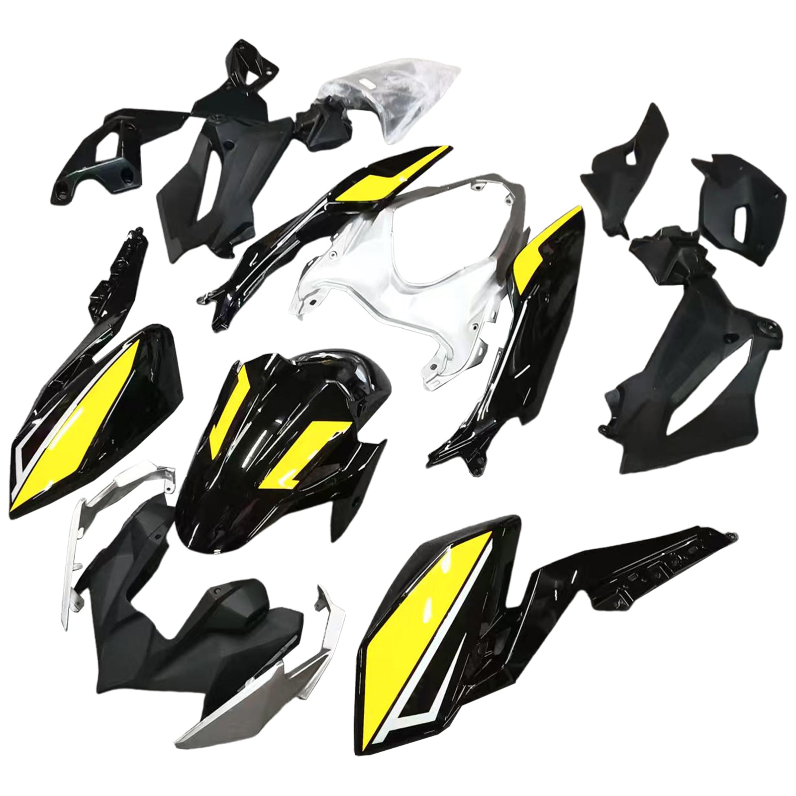 Kit de carénage en plastique ABS injecté compatible avec Kawasaki Z400 2018-2024