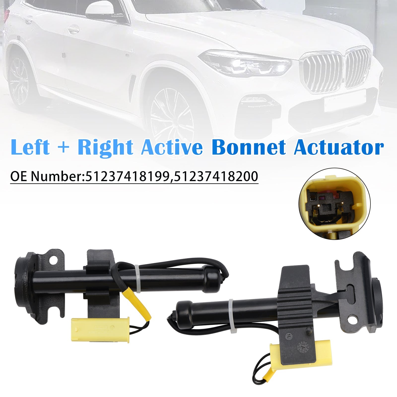 Attuatore cofano attivo sinistro + destro per BMW X5 G05 X6 G06 X7 2017-2020