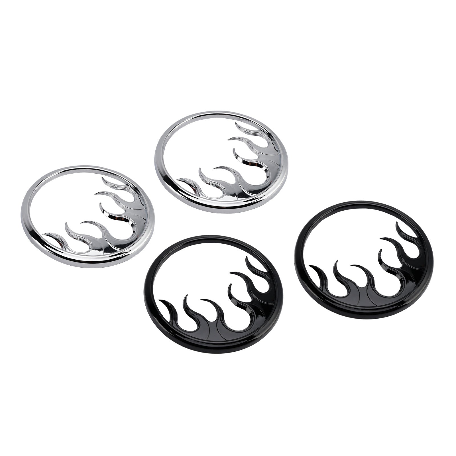 Flame Speaker Grills Decoratieve rand voor Touring Electra Glide Ultra Classic