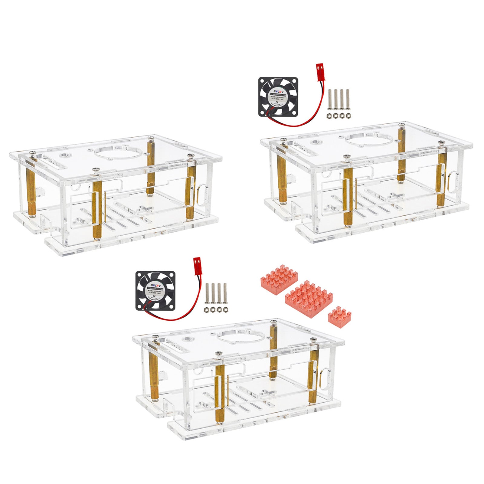 Oranje pi rv2 speciale ontwikkelingskaart, transparante acrylkast