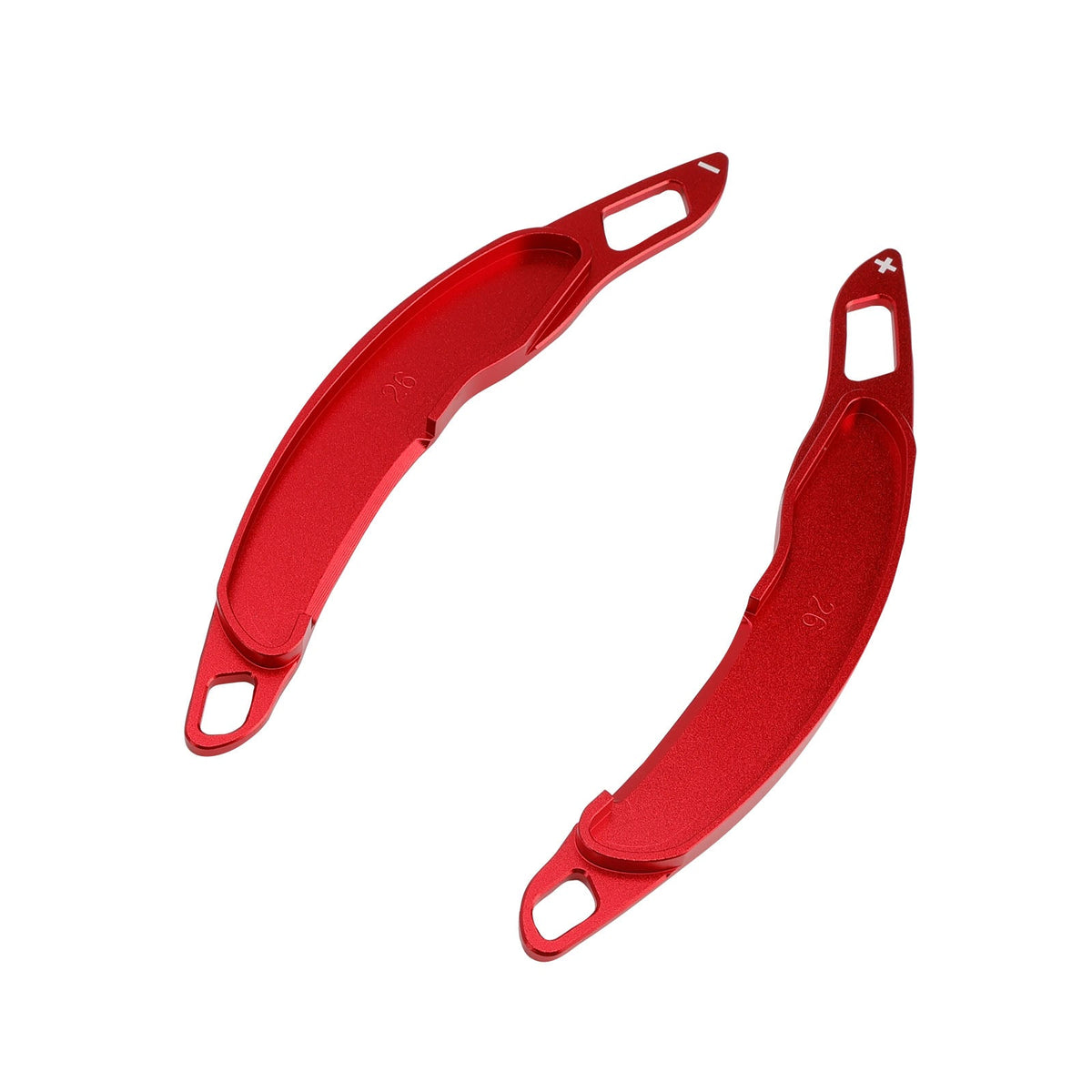 Palettes de changement de vitesse au volant pour Mitsubishi ASX 2013-2015, en aluminium rouge