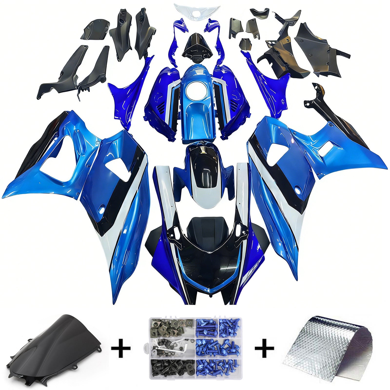 Kit de carénage en plastique injecté compatible avec Yamaha YZF-R7 2021-2025