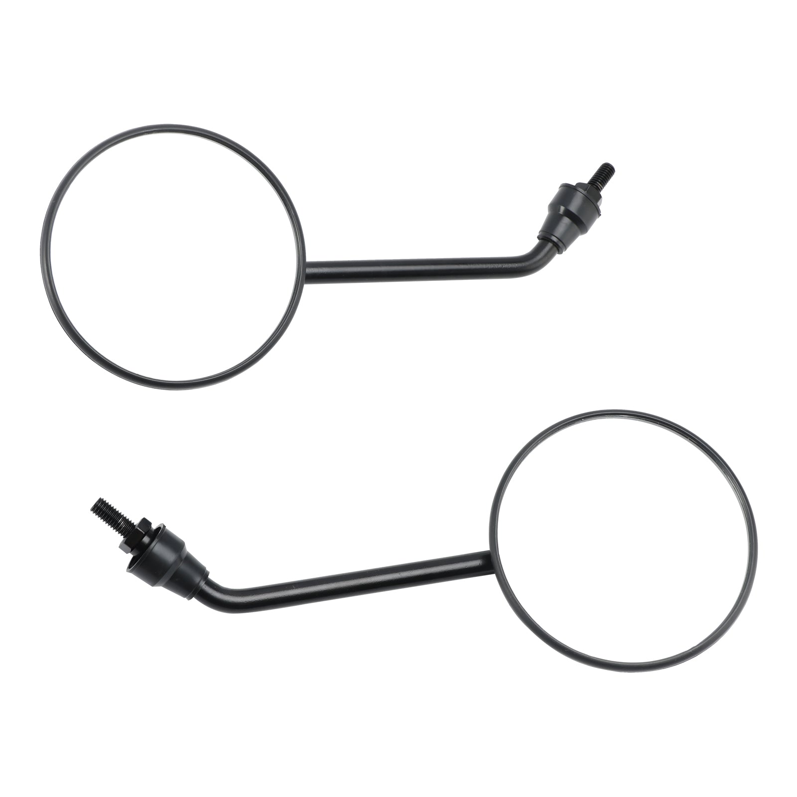 Pari mustaa peiliä Simson S50 S51 S53 SR50 Schwalbe KR51 M8x1.25