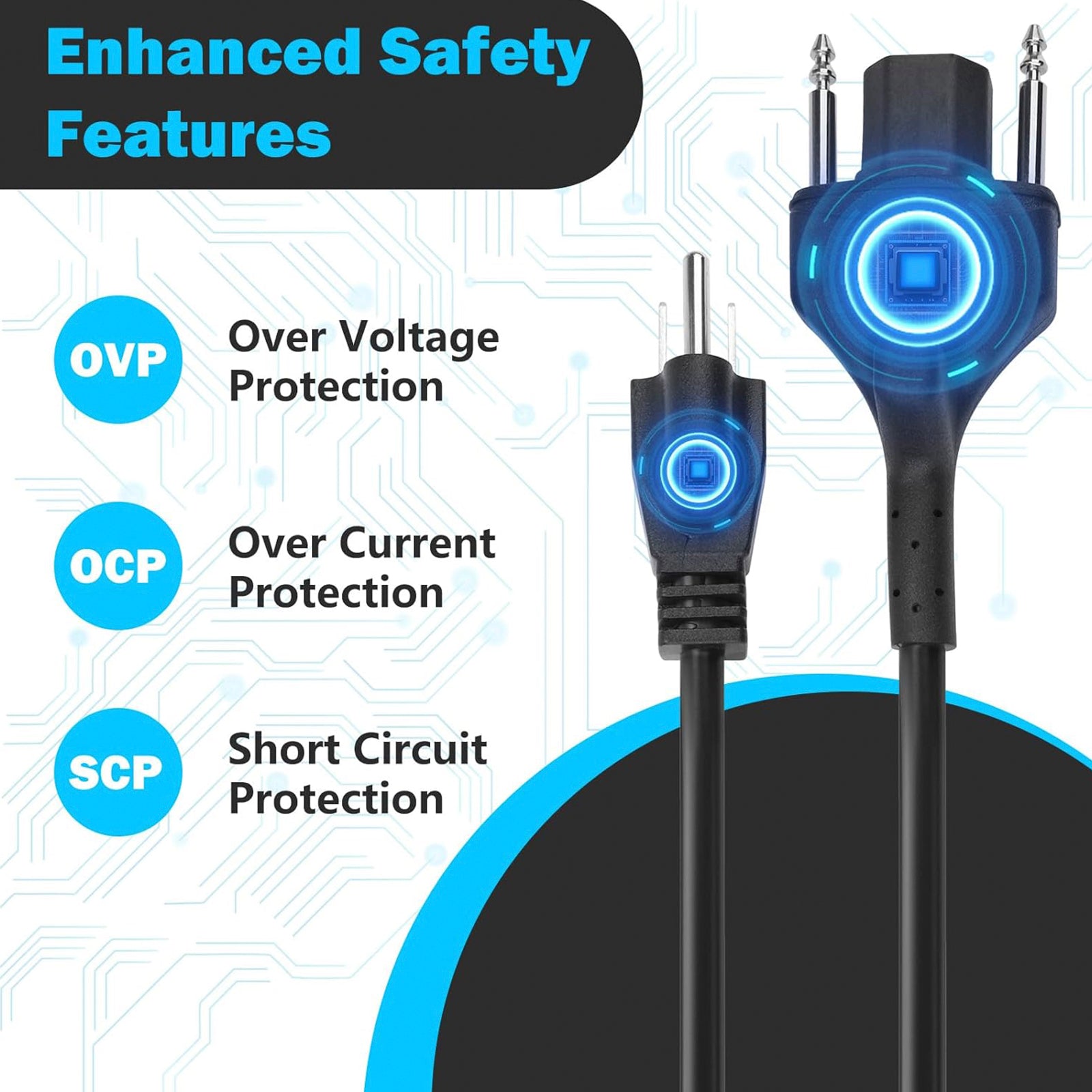 Cable de alimentación de reemplazo de 150 pulgadas 89143 para mezcladores de inmersión de corte de la serie MP