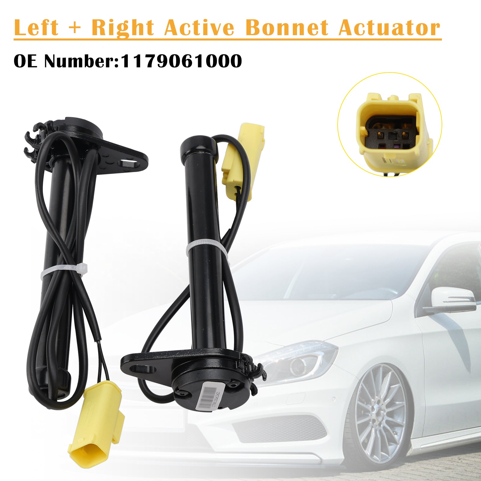 Actionneur de capot actif gauche/droite 1179061000 pour Mercedes-Benz W176 2013-2018