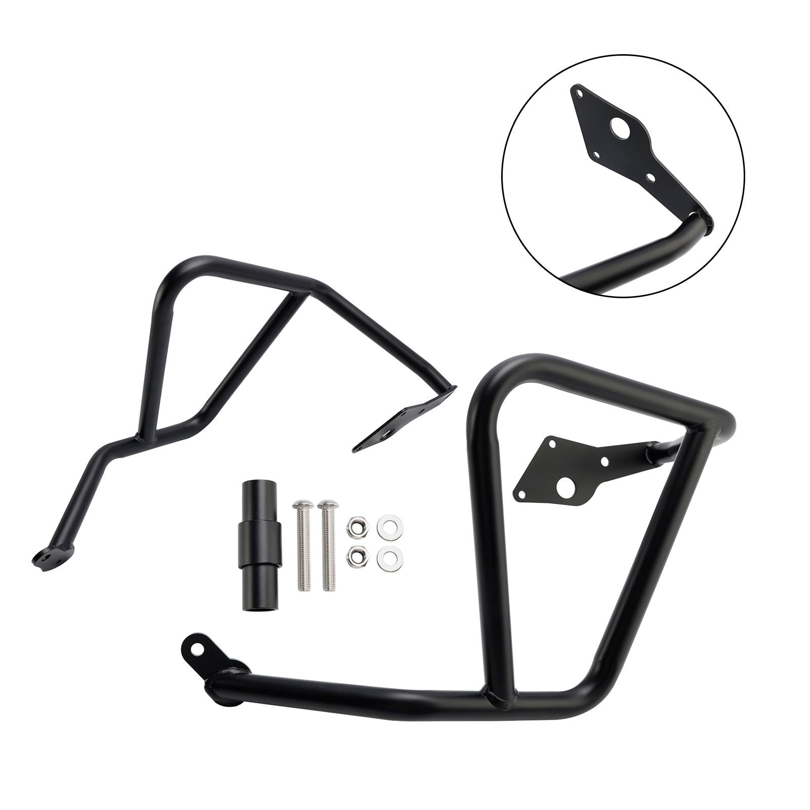 Cadre de protection du moteur Honda NX500 2024, barre de protection supérieure, argent argent