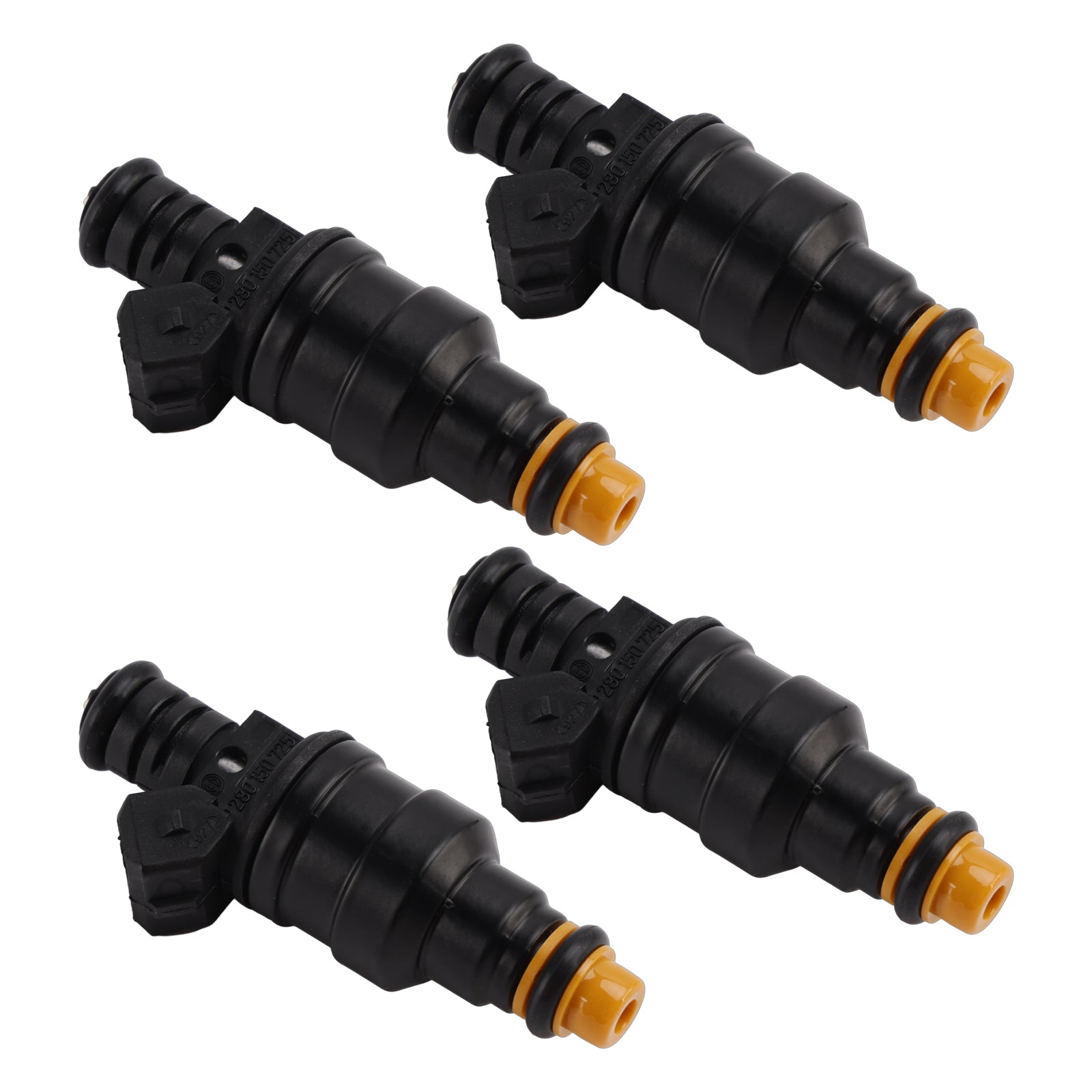 4 pezzi iniettore di carburante per Opel Ascona Kadett Vauxhall Peugeot Volvo 0280150725