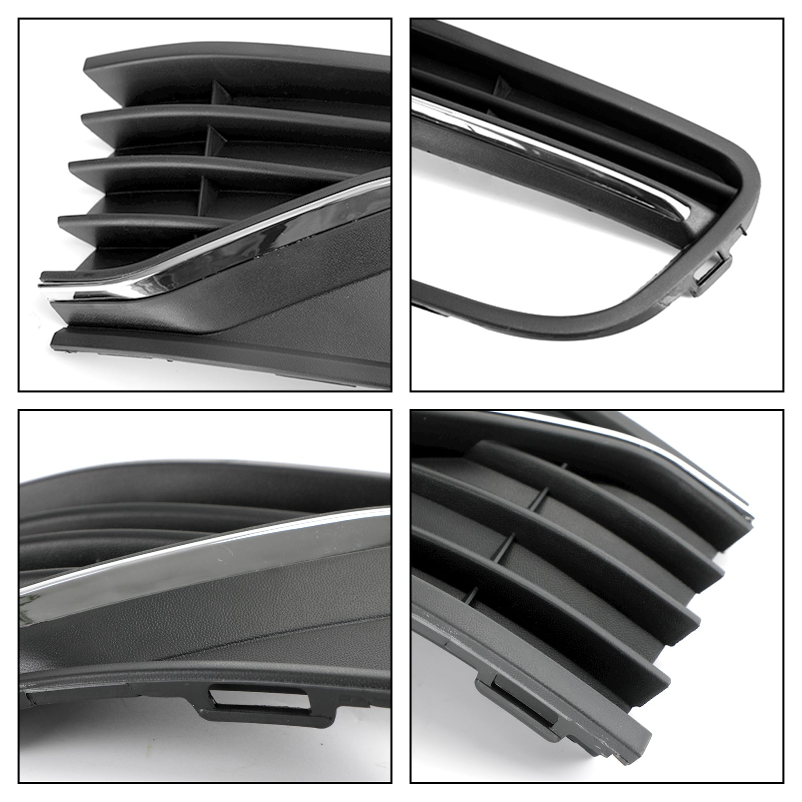 2014-2017 VW Polo 6R Coppia Paraurti Anteriore Fendinebbia Griglia Griglia per