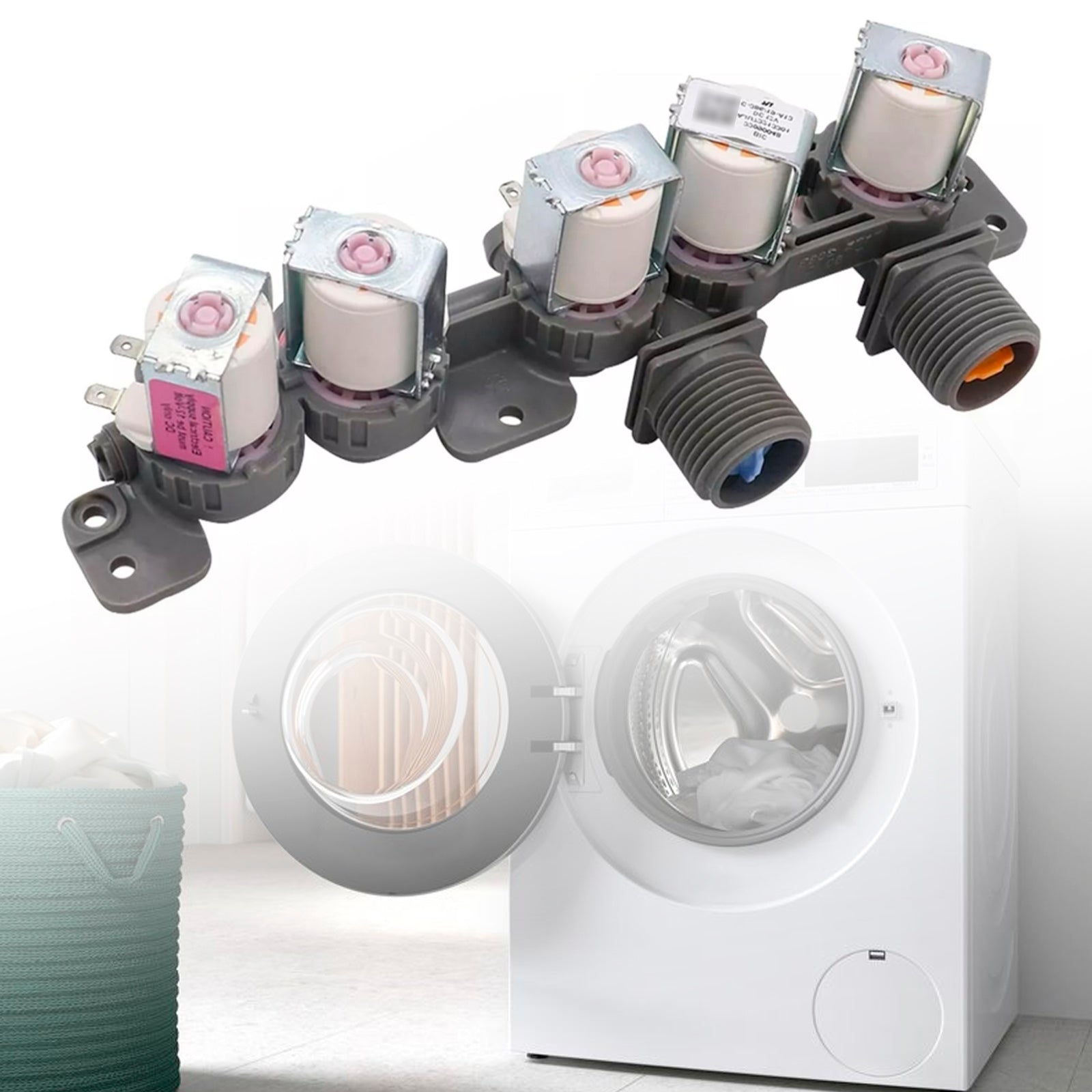 Entrée d'eau de lave-glace AJU73213301 pour WT1101CW WT4870CW WT7200CW 5183