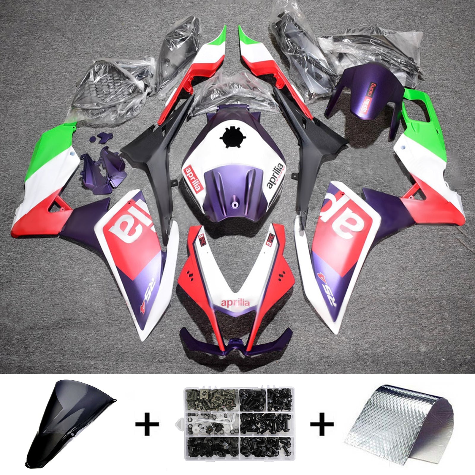Aprilia Rs4 125 Kit de carenado de inyección 2012-2016
