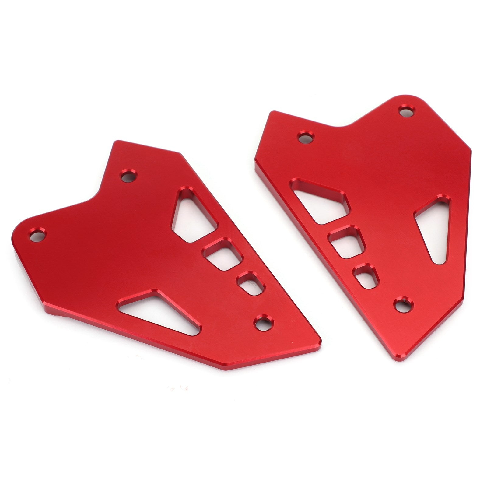 Pour les repose-pieds talons et plaques rouges pour moto Kawasaki Z900 2017 2018 2019 2020 2021 2022