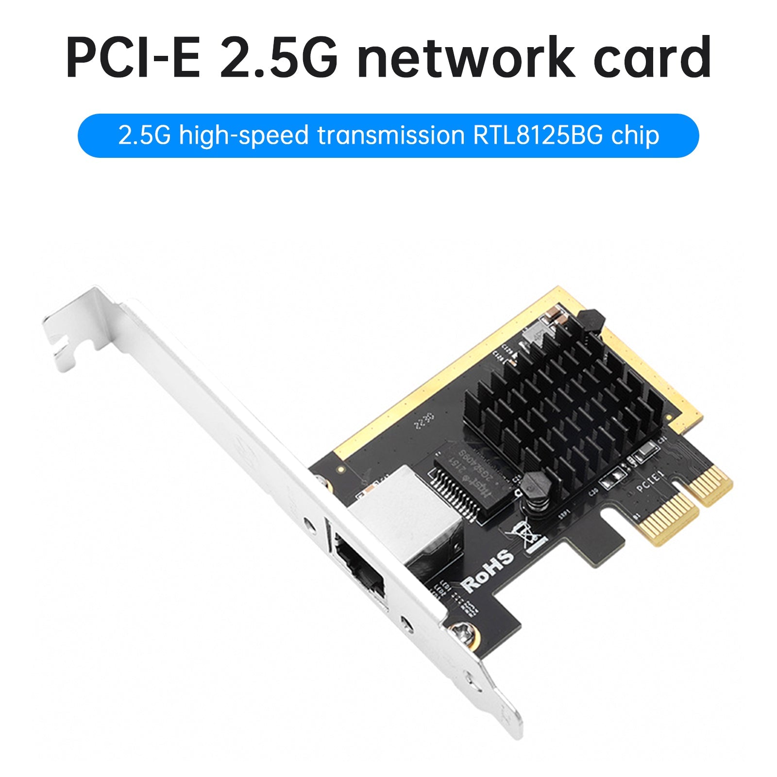 PCIE -netwerkkaart rond 2.5 G, ondersteuning voor het start -up netwerk zonder schijfsynologie PXE wo