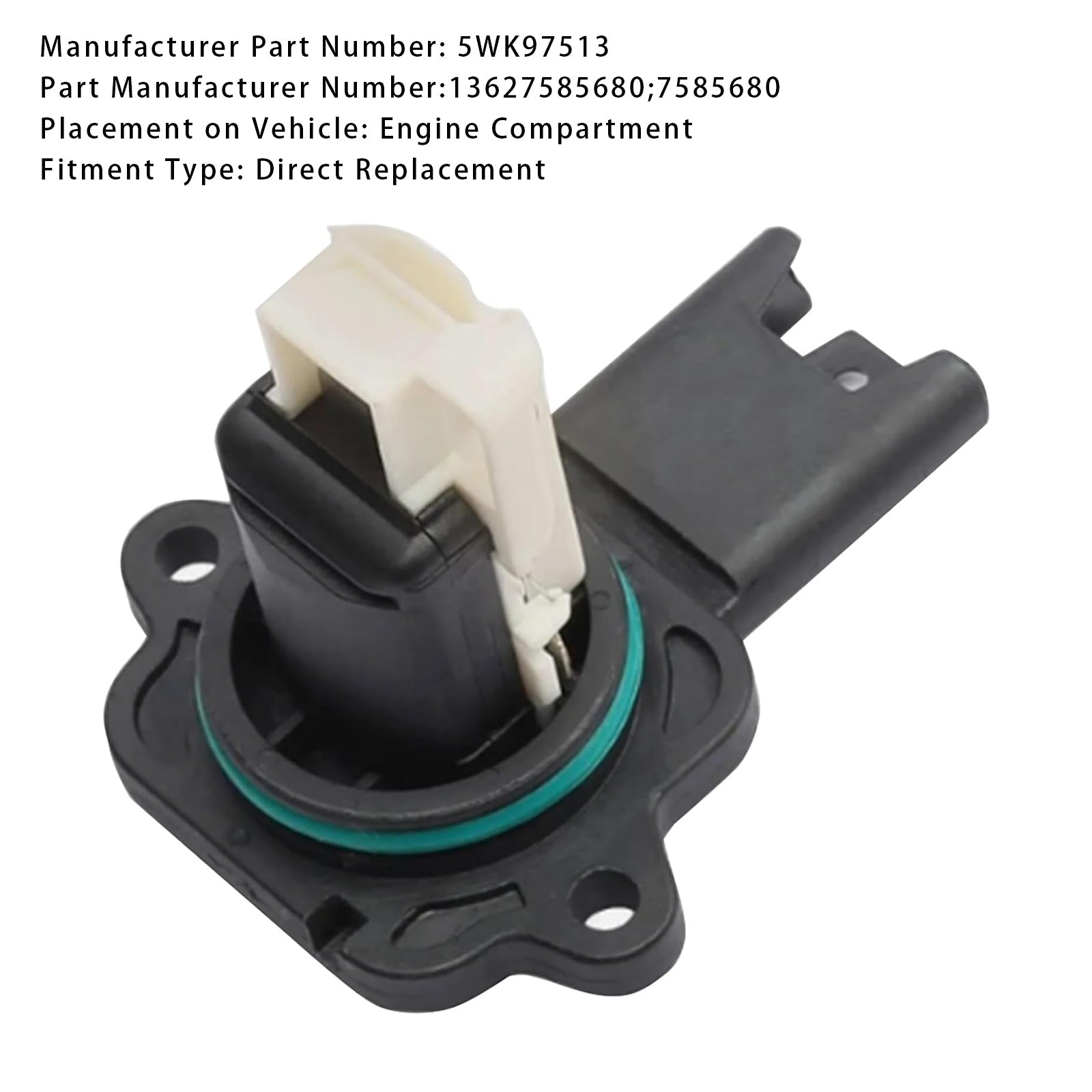 Sensore del misuratore di portata d'massa d'aria per BMW 128i 328i X3 X5 Z4 13627585680