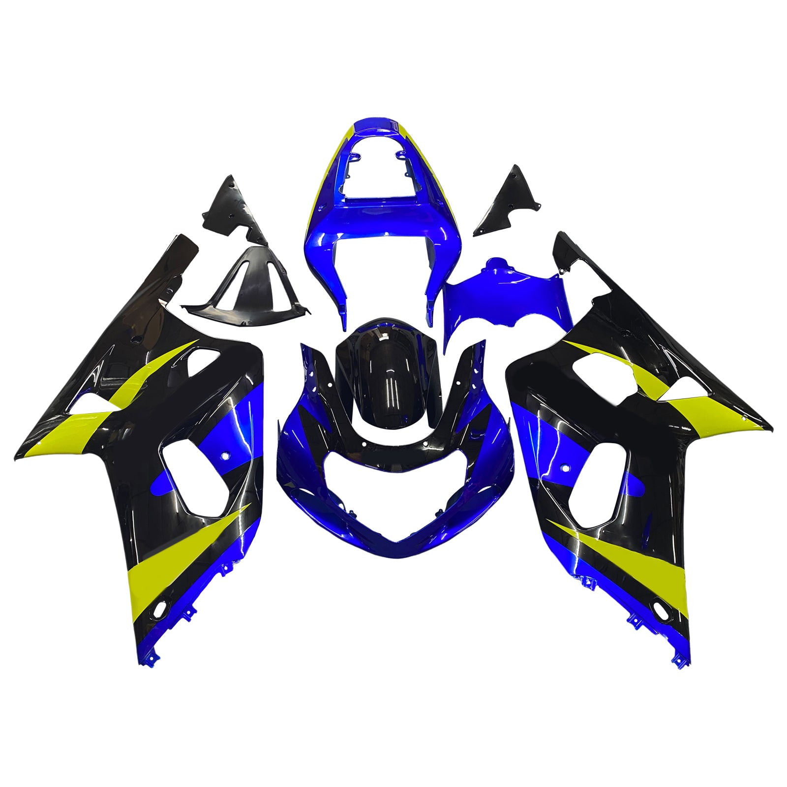 Kit de carénage par injection, carrosserie en plastique ABS, compatible avec Suzuki GSXR750 2001-2003