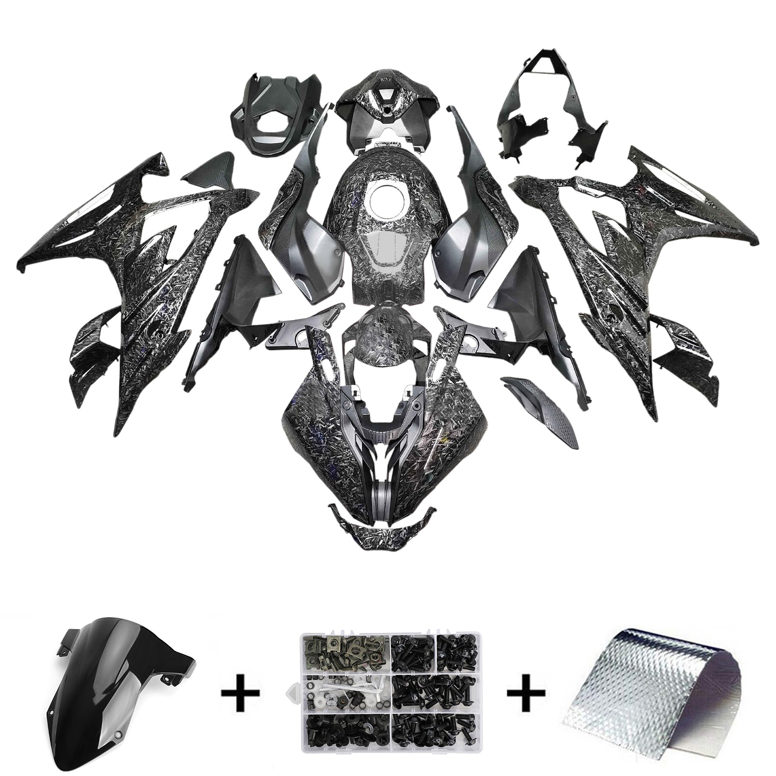 Kit di carenatura per iniezione per BMW S1000RR 2023-2024 Bodywork di plastica ABS