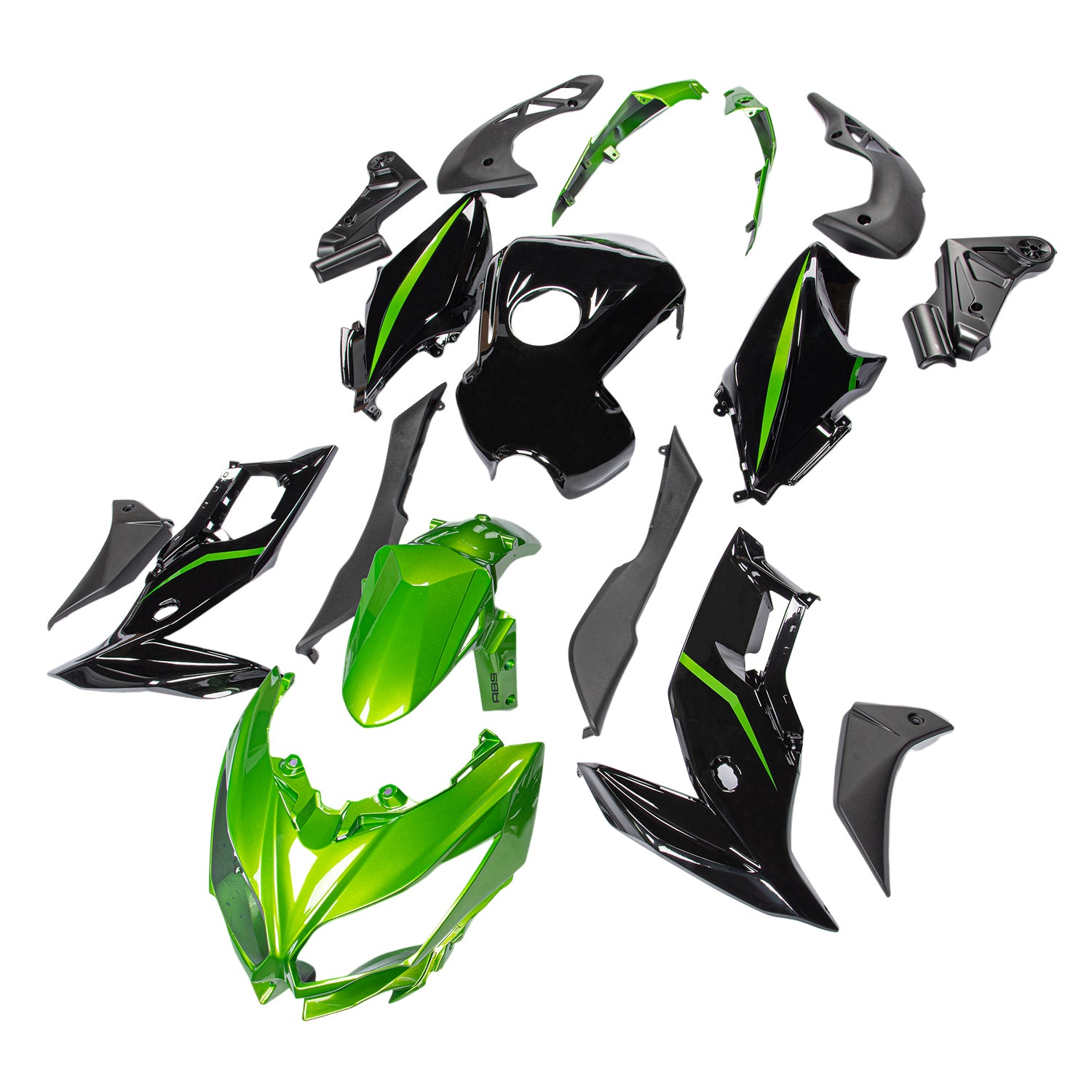 Carénage de carrosserie en plastique ABS d'injection adapté à Kawasaki VERSYS650 2015-2021 06#