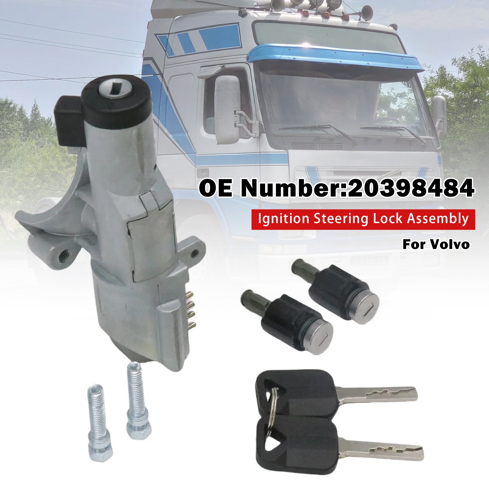 Sklop volanske ključavnice in'Vžig za Volvo FH12 (1993-2005) : 20398484, 1095710, 8159907