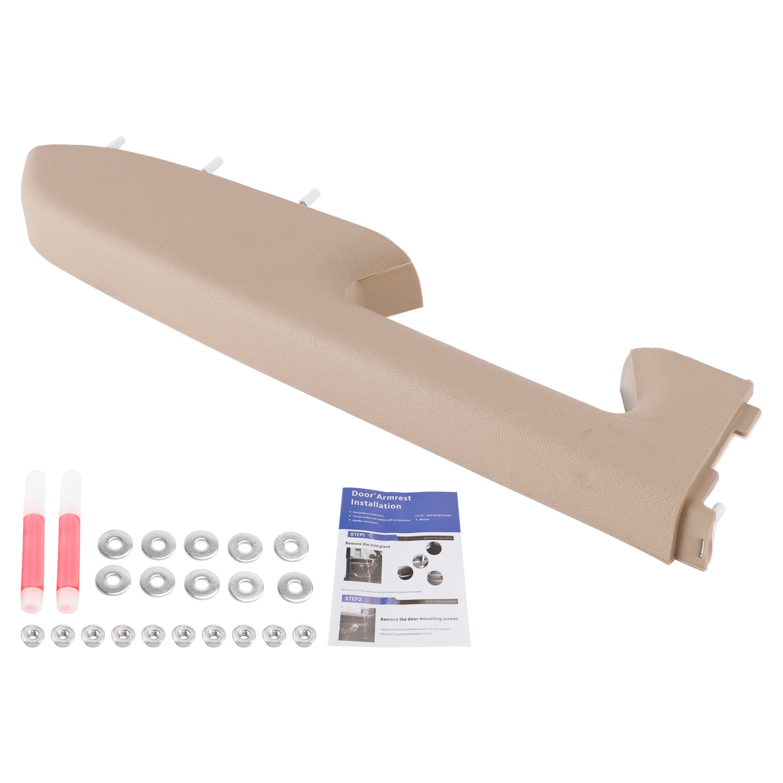 Kit de réparation d'accoudoir avant gauche compatible avec Chevy Silverado 1500 2500HD 3500HD 10-2014
