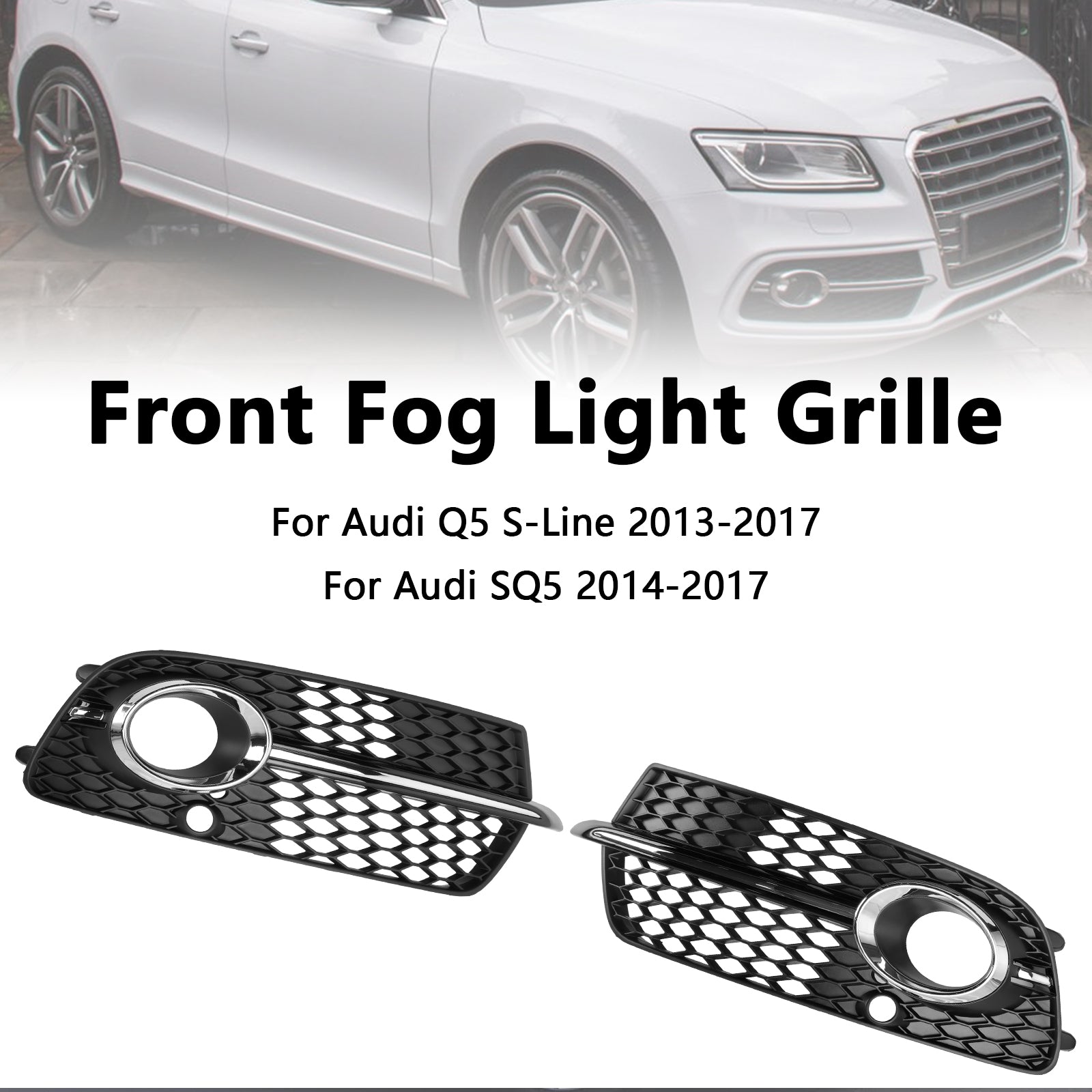 Griglia fendinebbia paraurti anteriore per Audi Q5 S-Line 2013-2017 8R0807681S