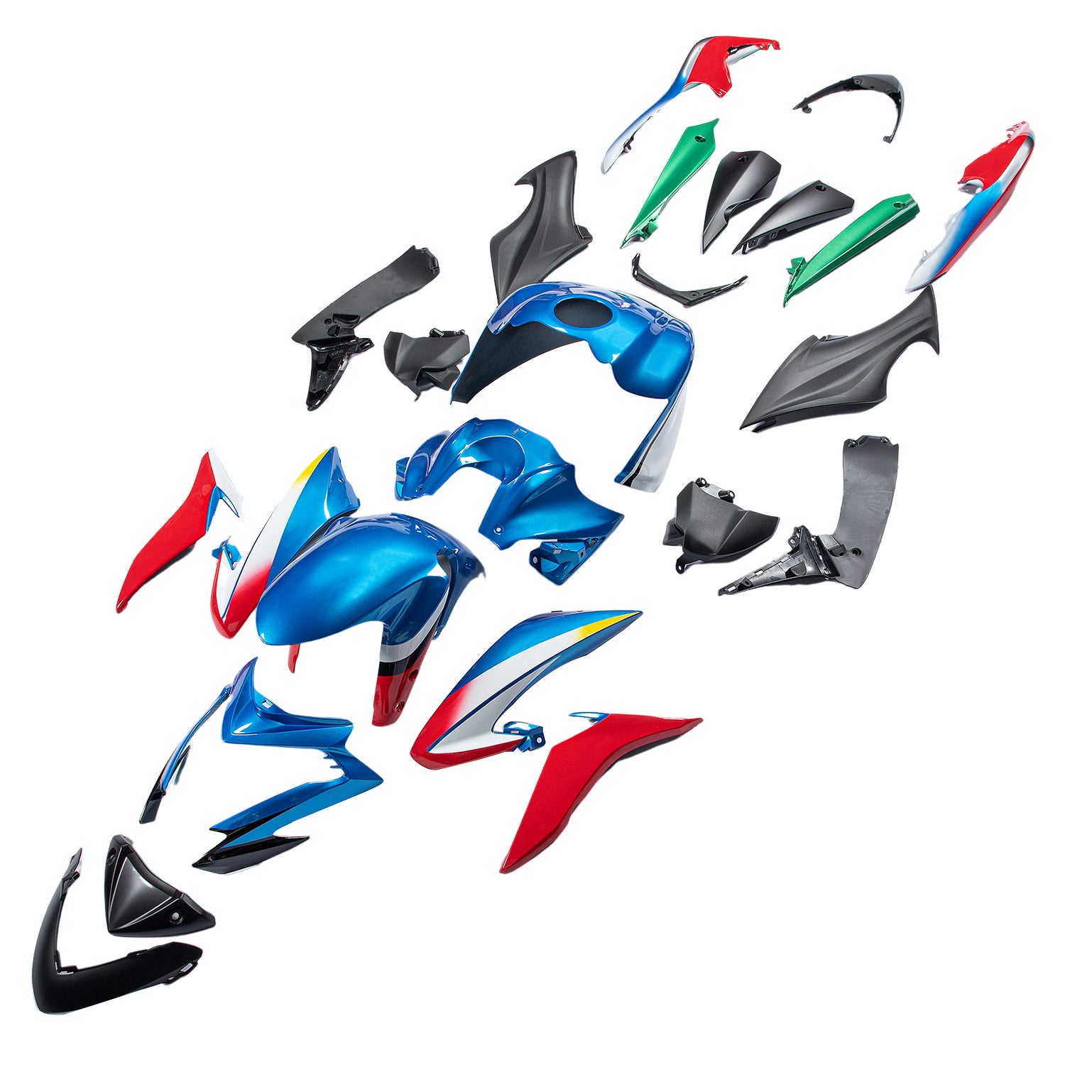 Plastični komplet za telo za telo, ki je injiciran za Suzuki GSX-S 1000 2015-2020 14#