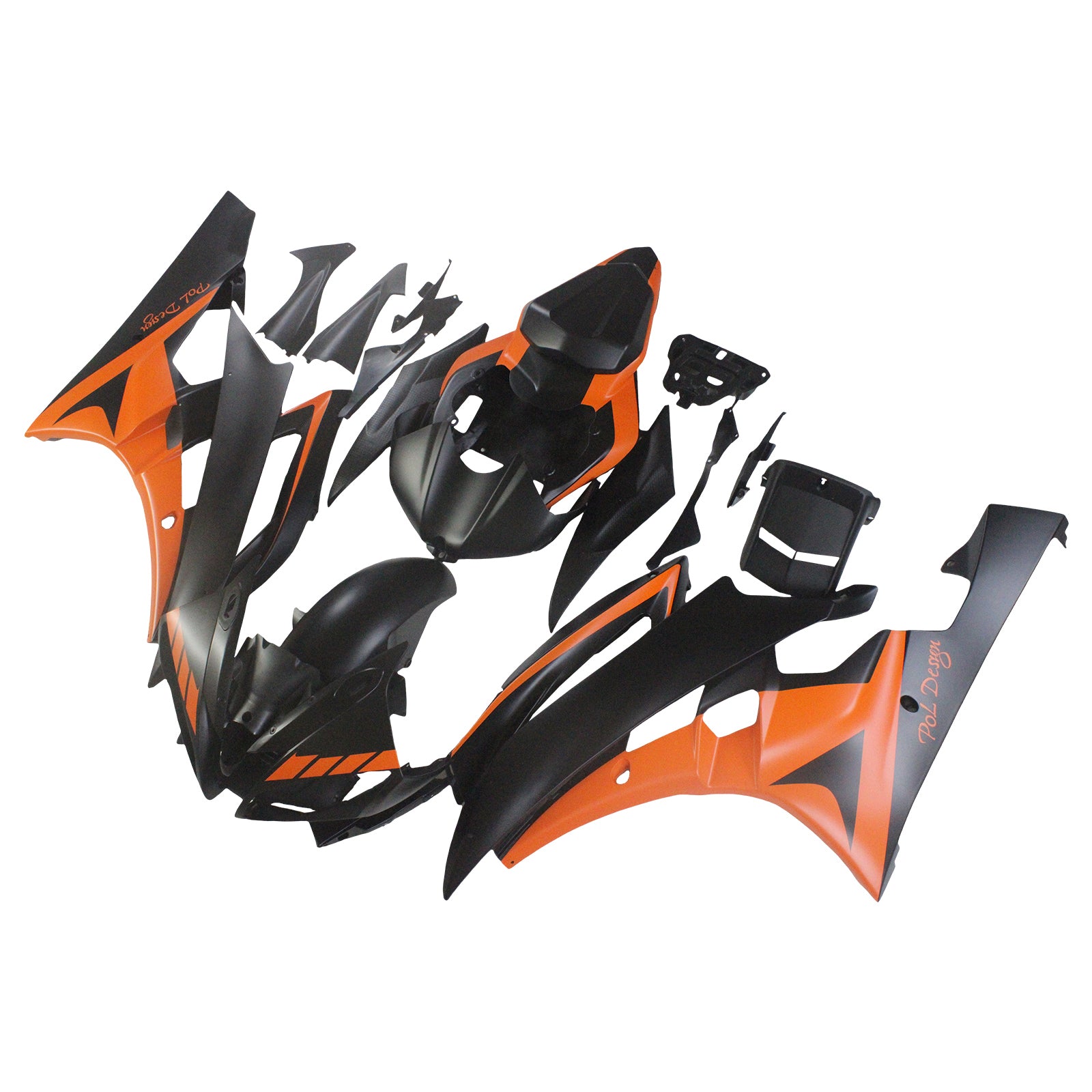 Vbrizgavanje kompleta za karoserijo plastični abs, ki je primeren za Yamaha YZF 600 R6 2006-2007