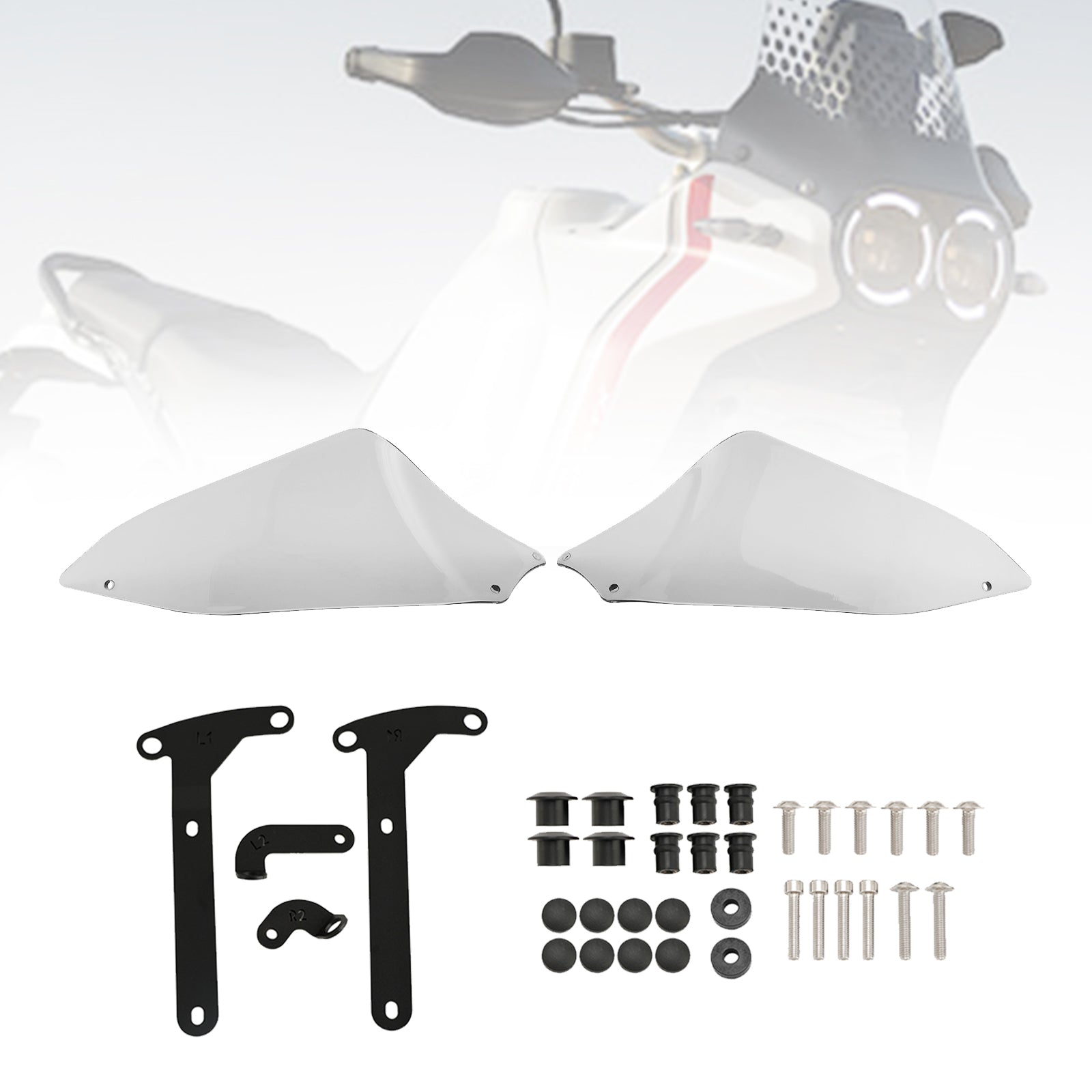 Boczny deflektor dla motocykla Ducati Pustynia x 2022-2023