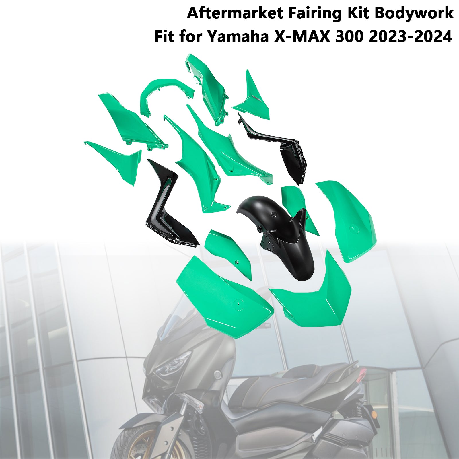 Kit de carénage de carrosserie ABS par injection pour Yamaha X-MAX 300 XMAX 2023-2024 12#