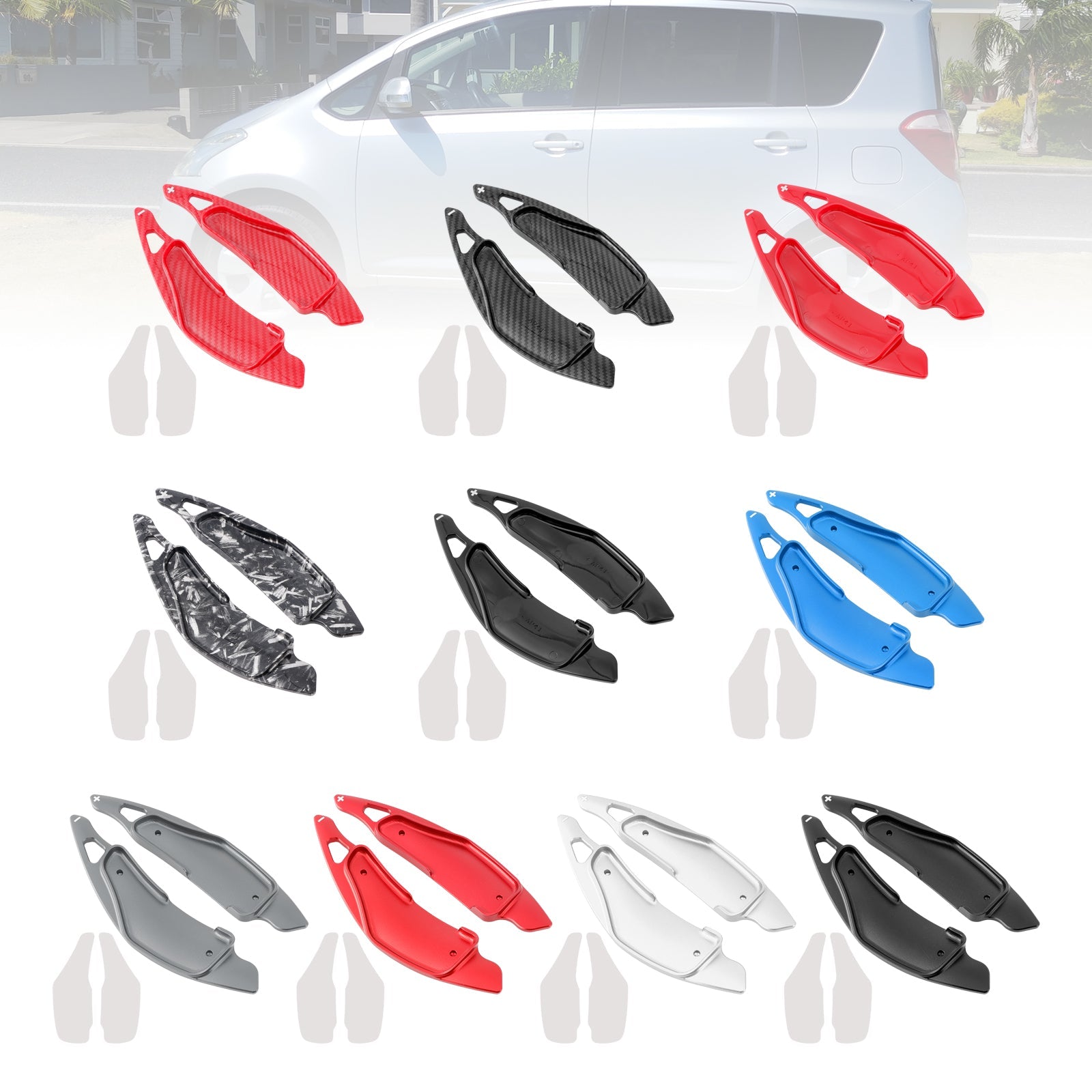 Extension of Speed Cambia pallet al volante per Toyota racisus