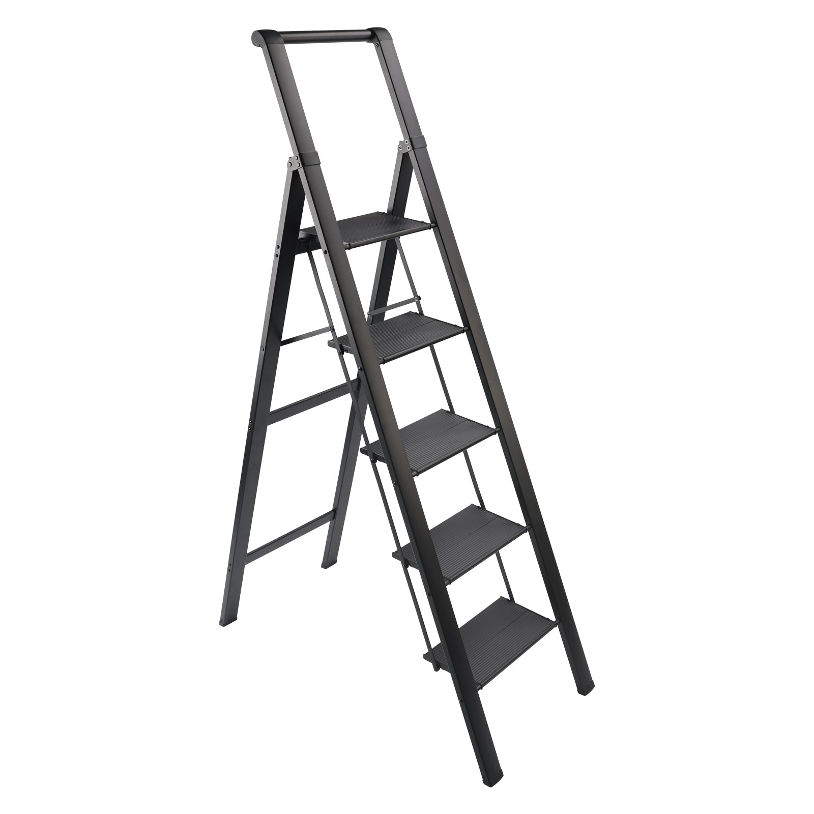 5 -kradzież, składany Stepladder, aluminiowy stpladder z pedałem bez ślicznym