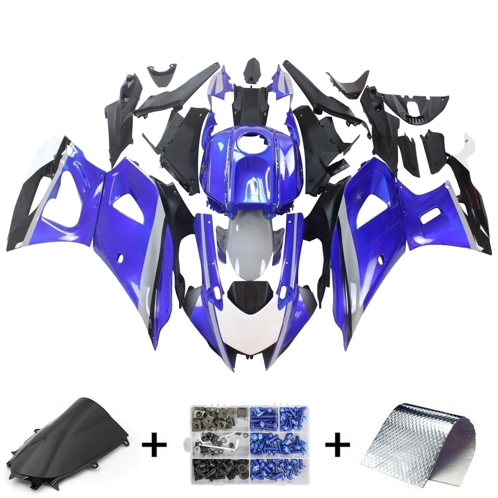 Kit de carénage en plastique injecté compatible avec Yamaha YZF-R7 2021-2025