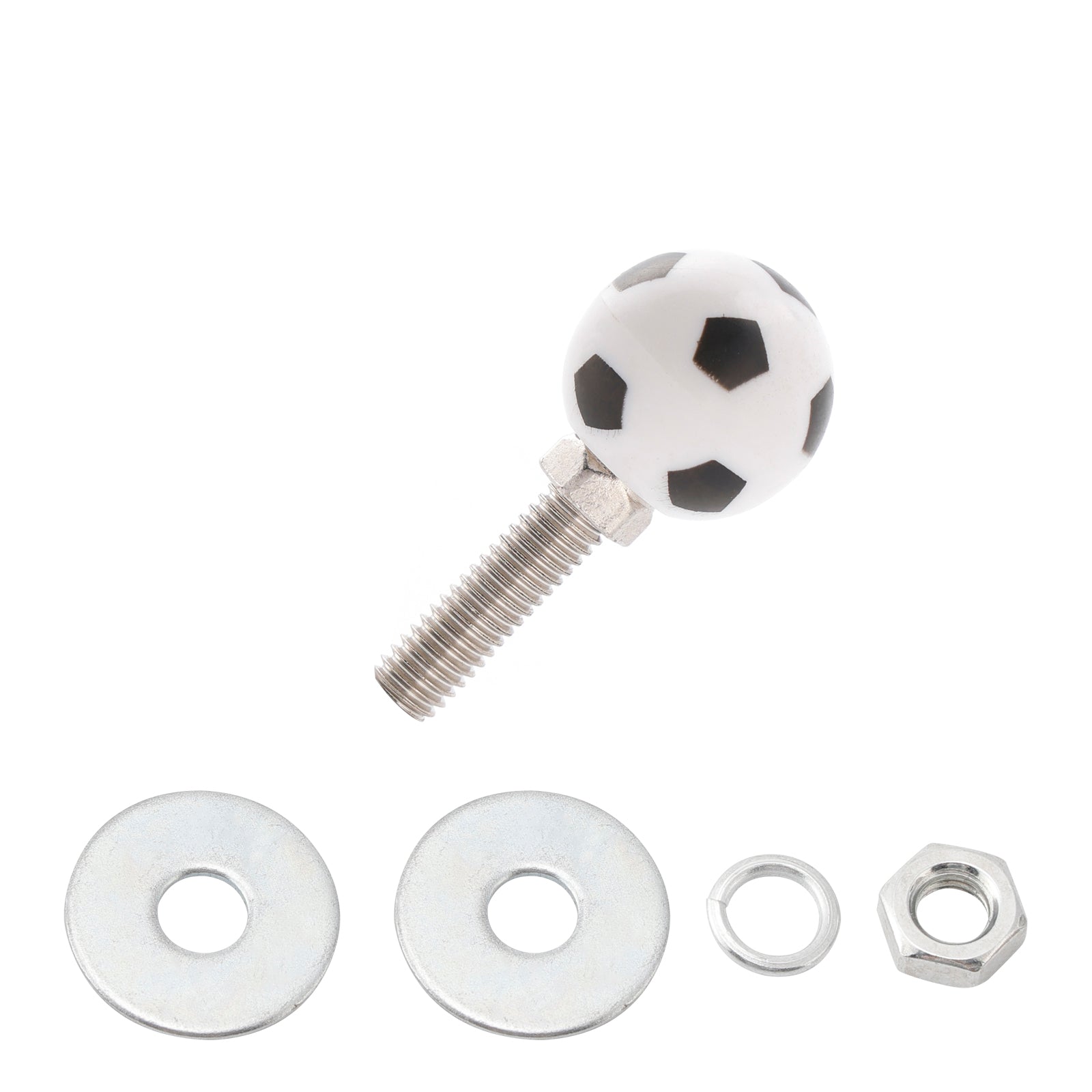 M6 Tornillo de plástico para placa de fútbol, pernos y hardware (4 habitaciones)