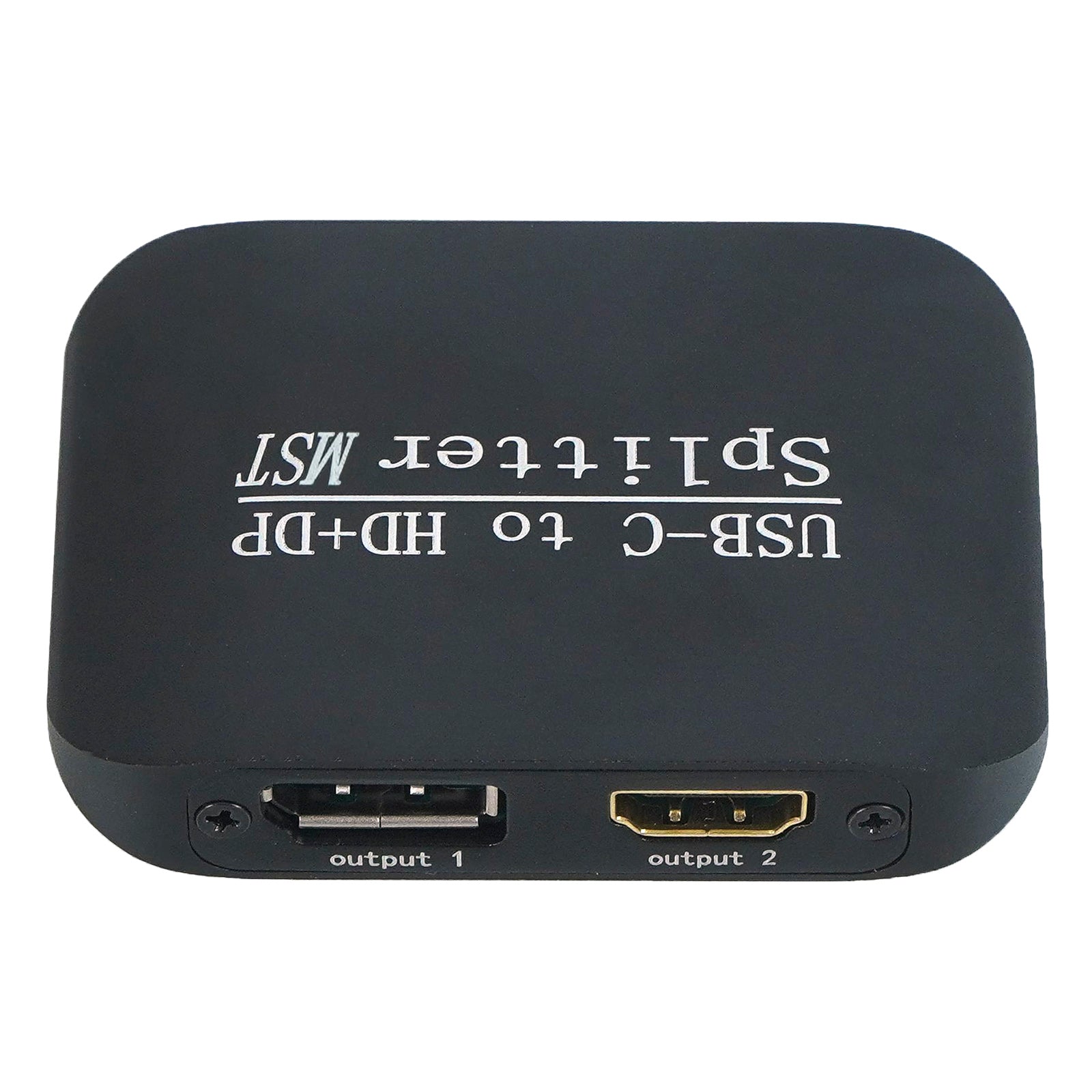 Répartiteur pour ordinateur portable Type-C vers HDMI + DP 1x2 MST, affichage à deux écrans, une entrée, deux sorties