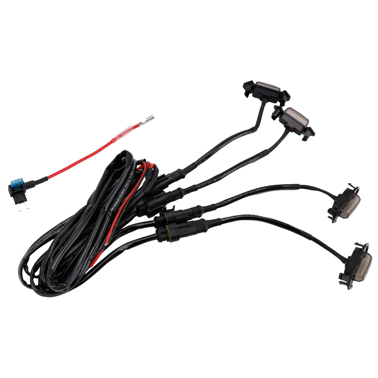 Kit d'éclairage LED pour calandre avant à lentille fumée ambrée pour Toyota Tacoma 2016-2023