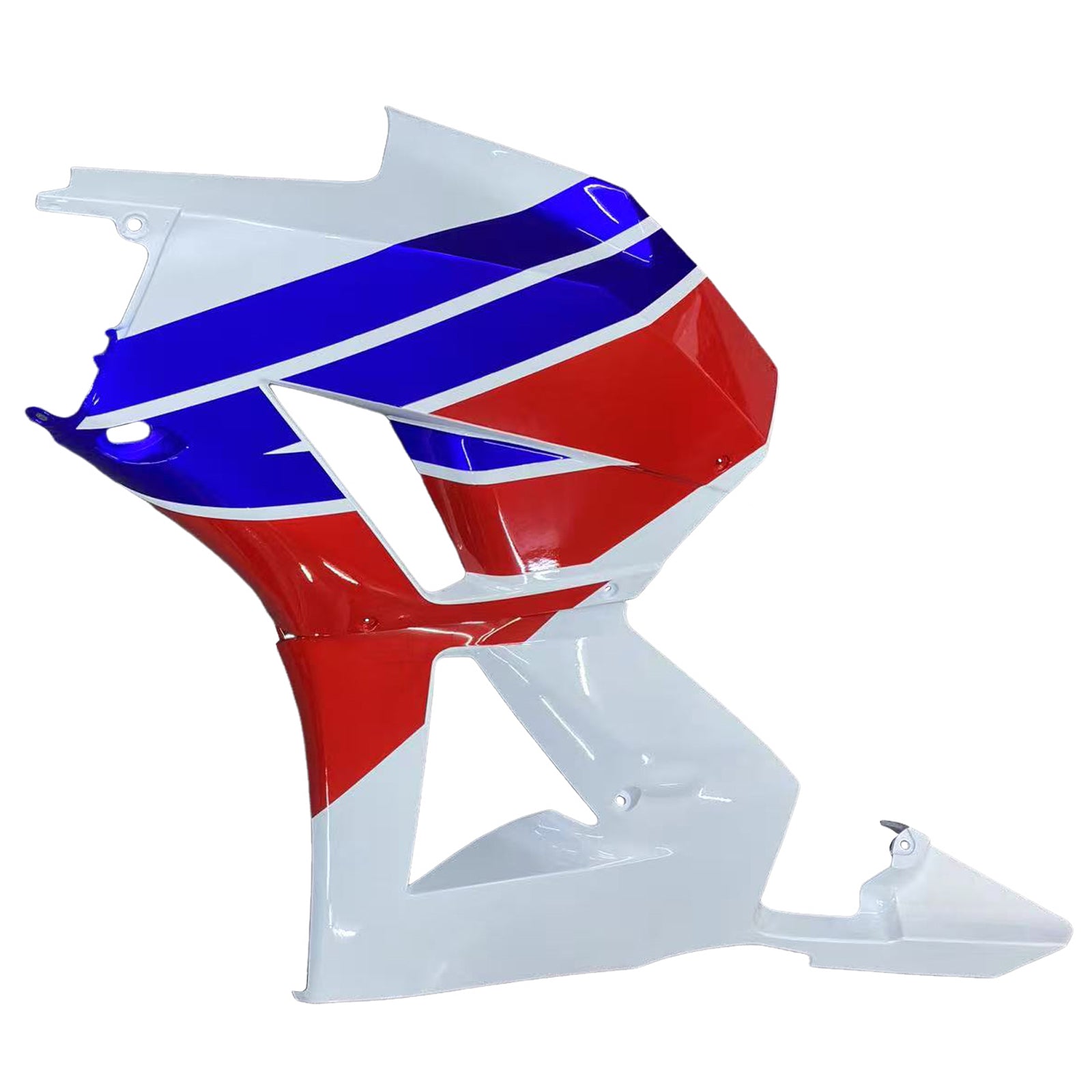Kit de carénage en plastique ABS pour Honda CBR600RR 2013-2020 White Blue