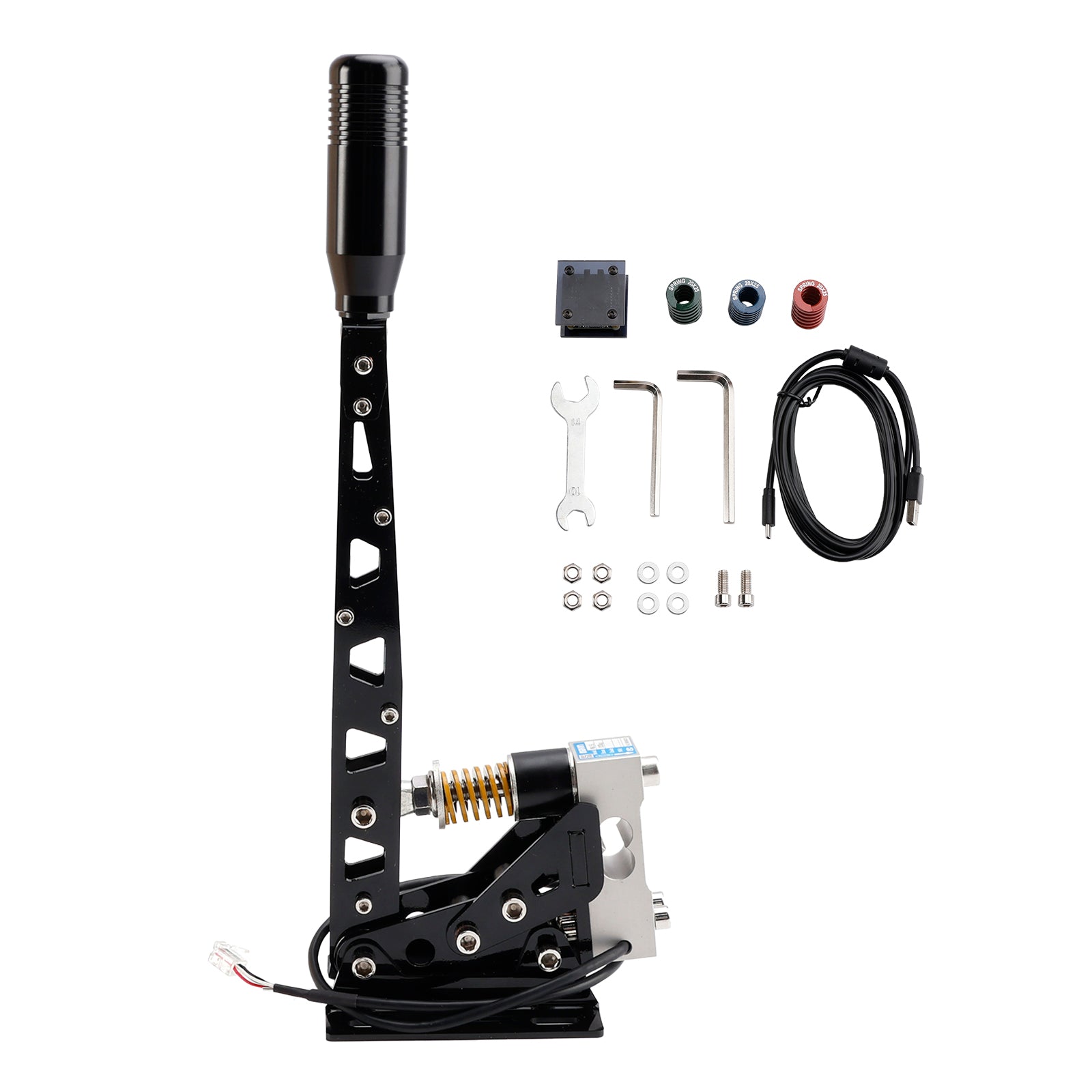 Jeu de course avec frein à main USB 64 bits, cellule de charge 200 kg, pour Logitech G29/G27/G25