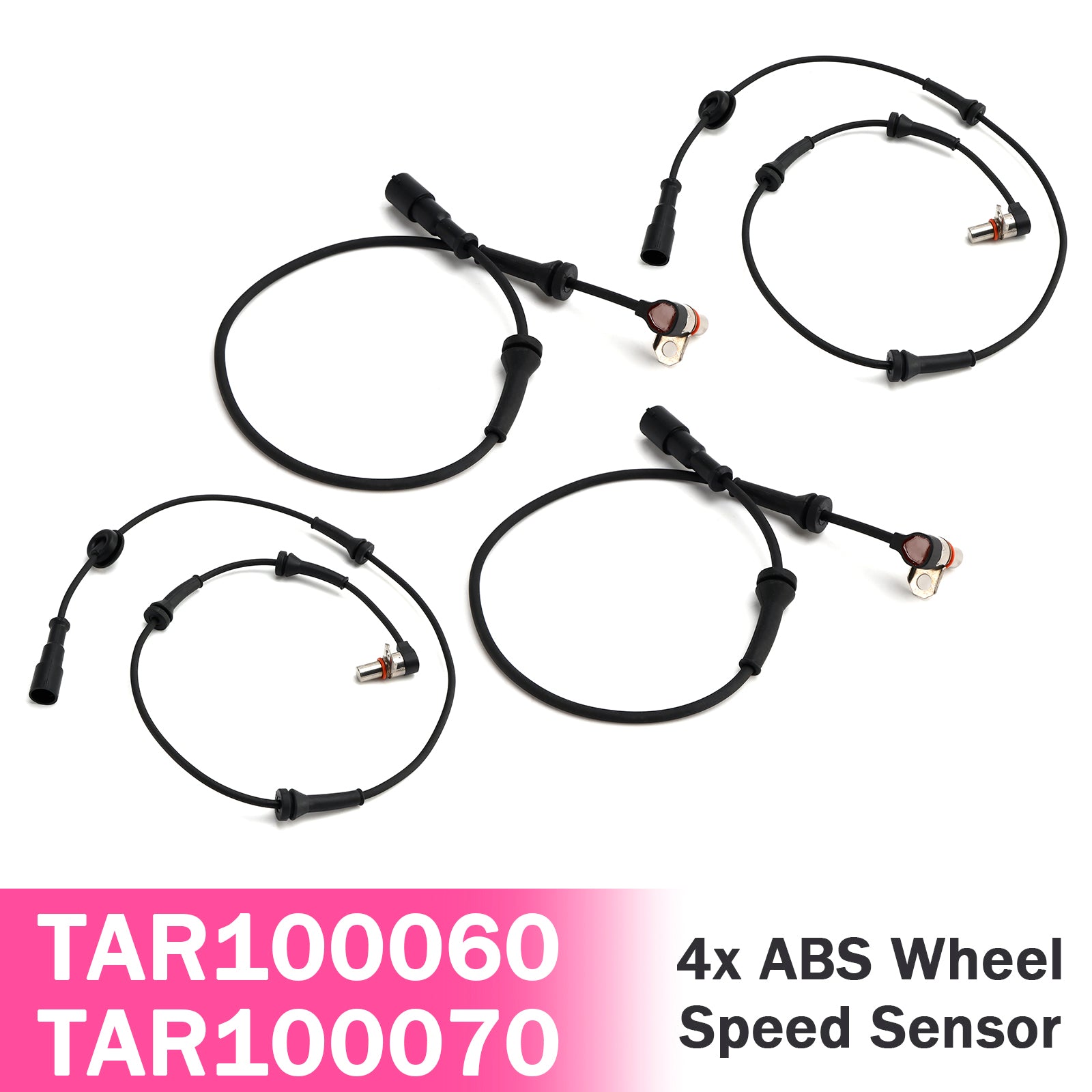 4 capteurs de vitesse de roue ABS pour Land Rover Discovery 4.0 TAR100060 TAR100070