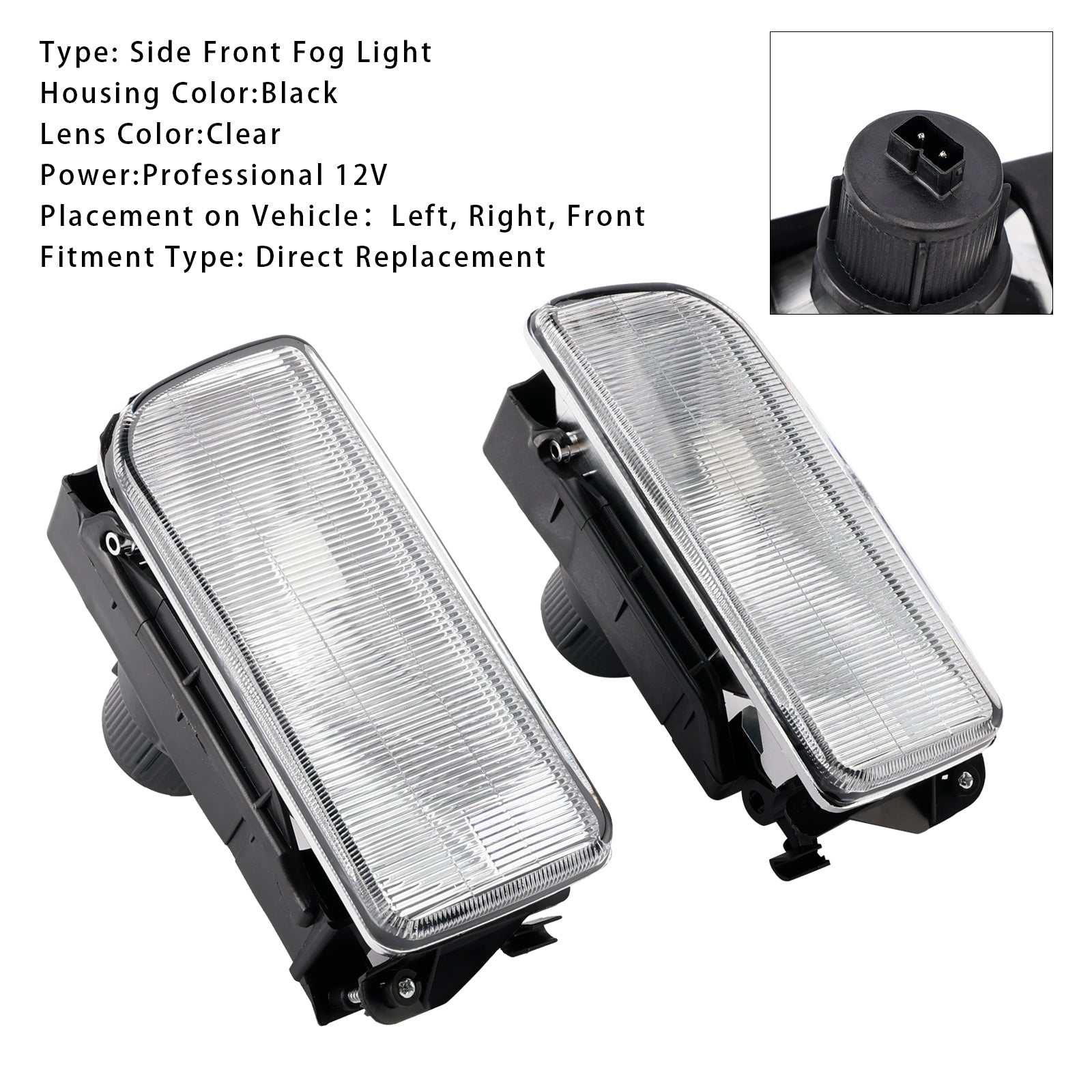 Par de luces antiniebla delantera sin bombillas para BMW 3 E36 1992-1998 Serie