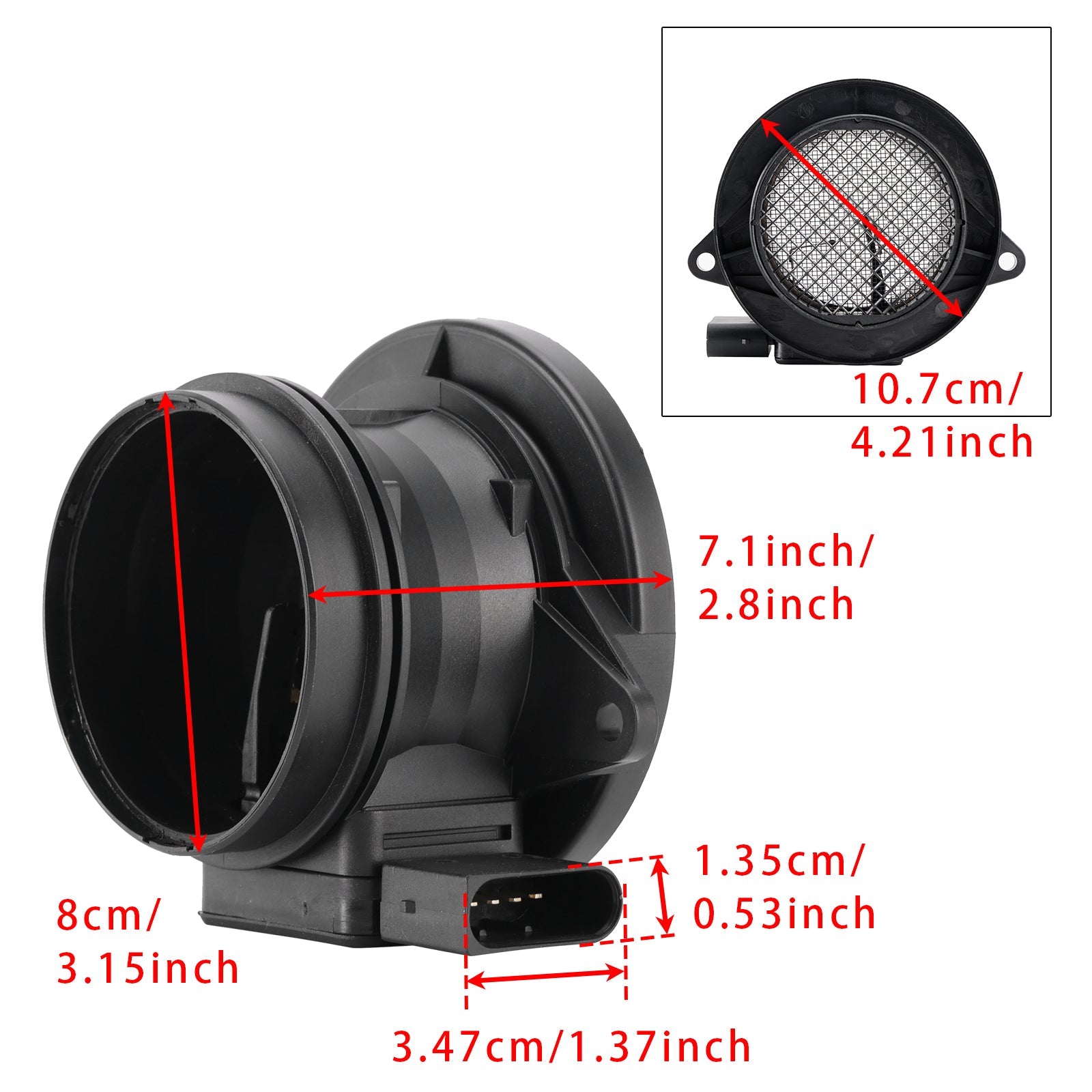 Capteur de débitmètre d'air massique pour Mercedes-Benz W203 W211 C209 5WK9638