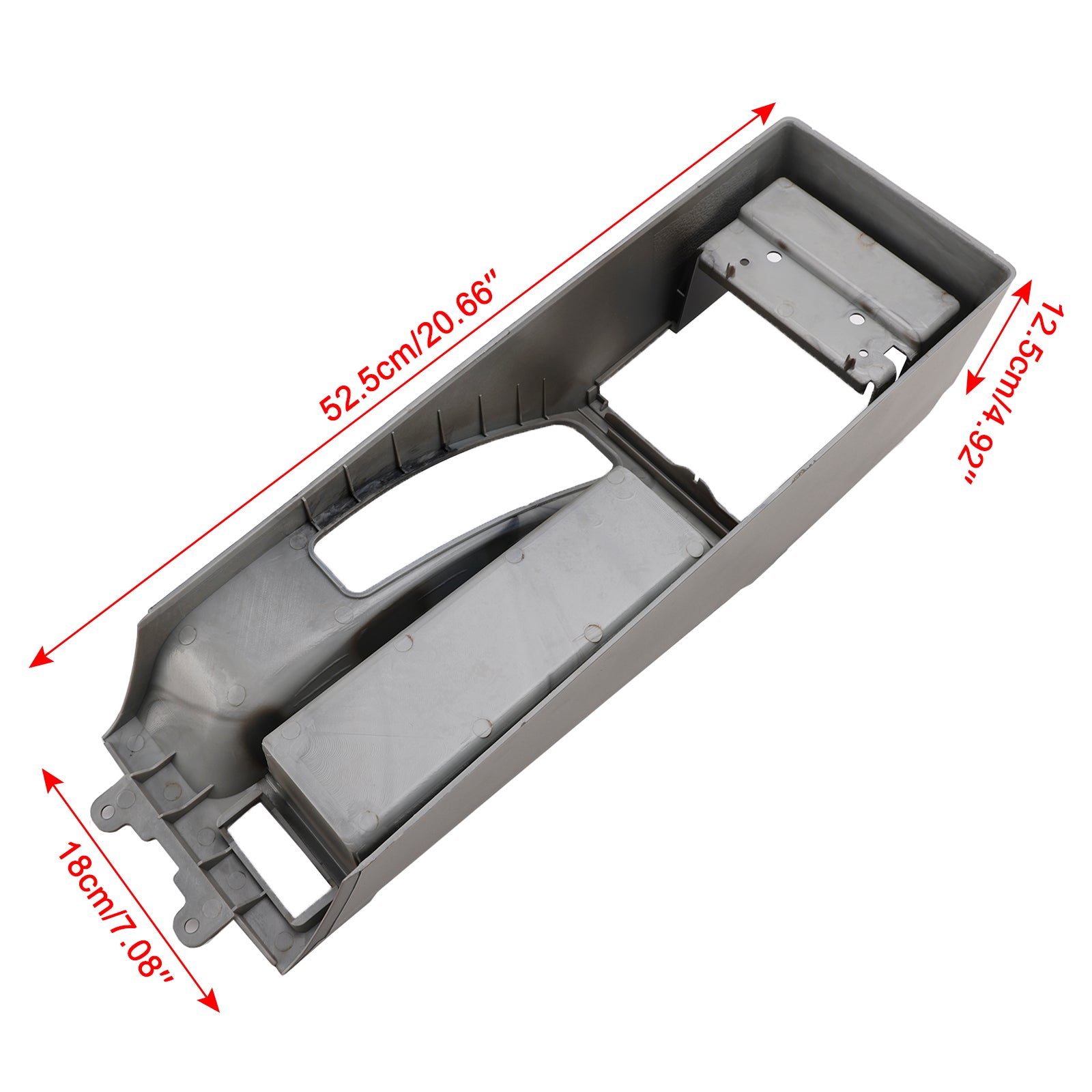 Garniture de Repose-bras de Console Centrale Grise pour BMW E46 325i 328i 02-06 51168213680