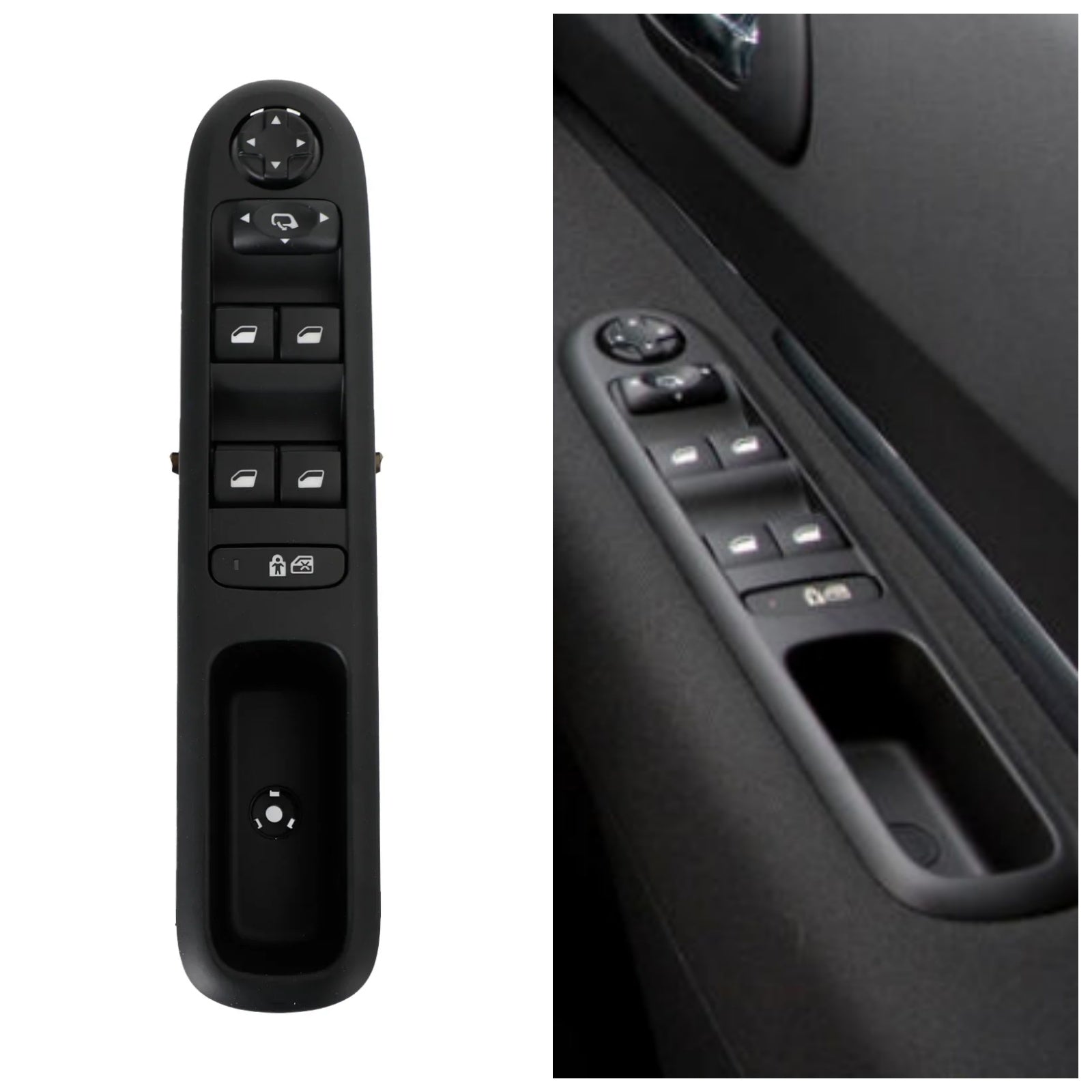 Peugeot 3008 5008 96650621ZD Commutateur de vitre électrique principal gauche conducteur