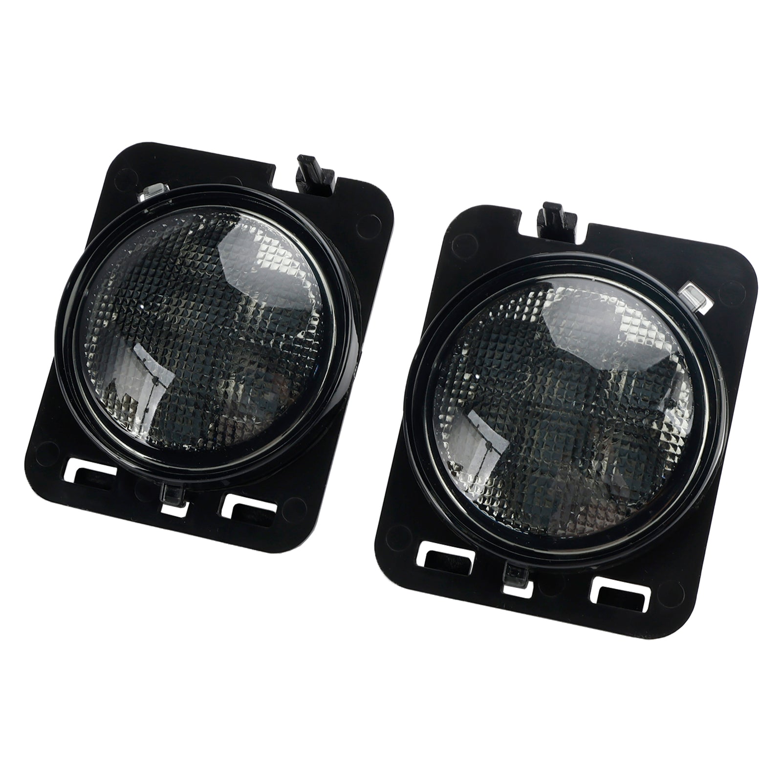 2x guardabarros delantero luz LED de señal de giro marcador lateral de estacionamiento para Wrangler JK 2007-15 genérico