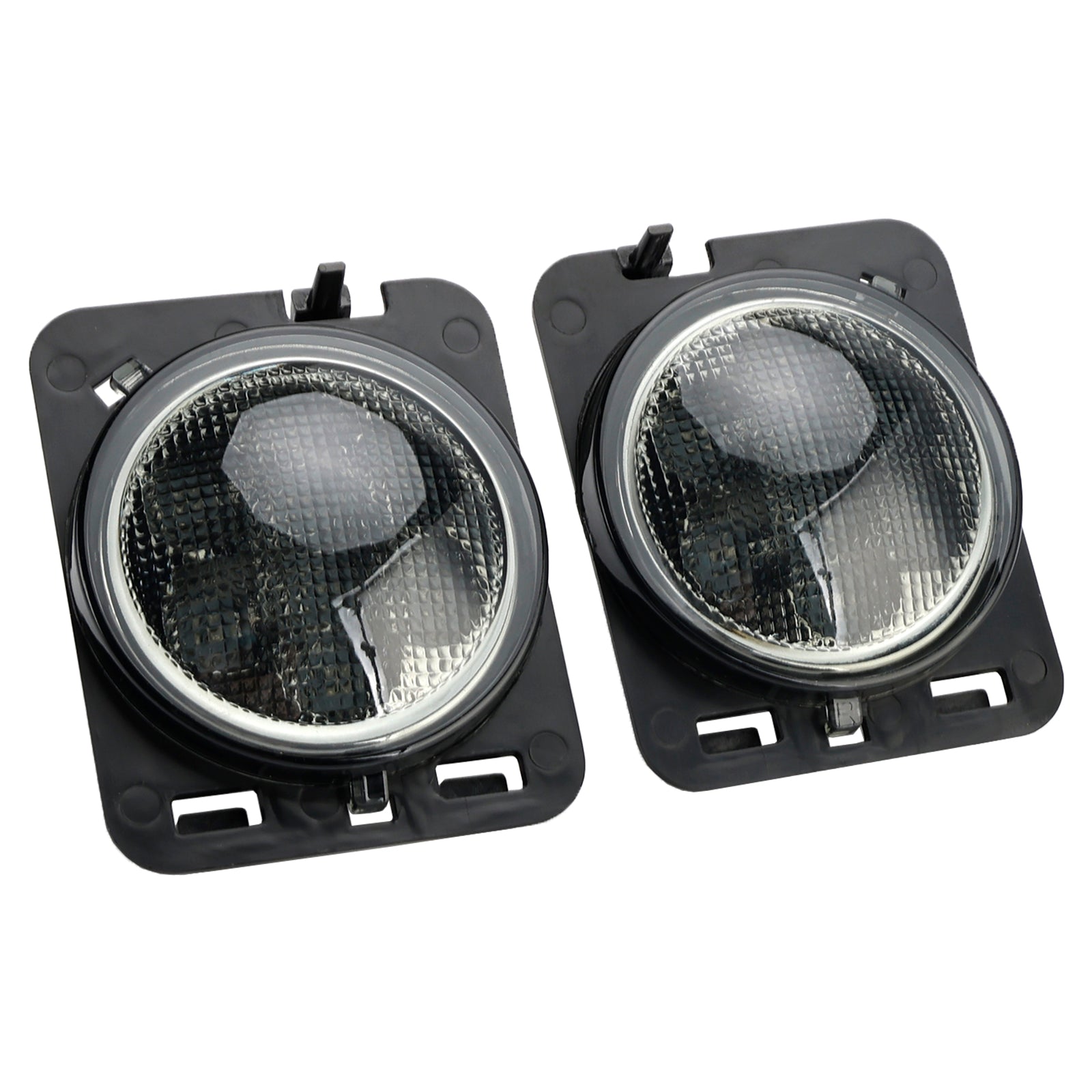 2x guardabarros delantero luz LED de señal de giro marcador lateral de estacionamiento para Wrangler JK 2007-15 genérico