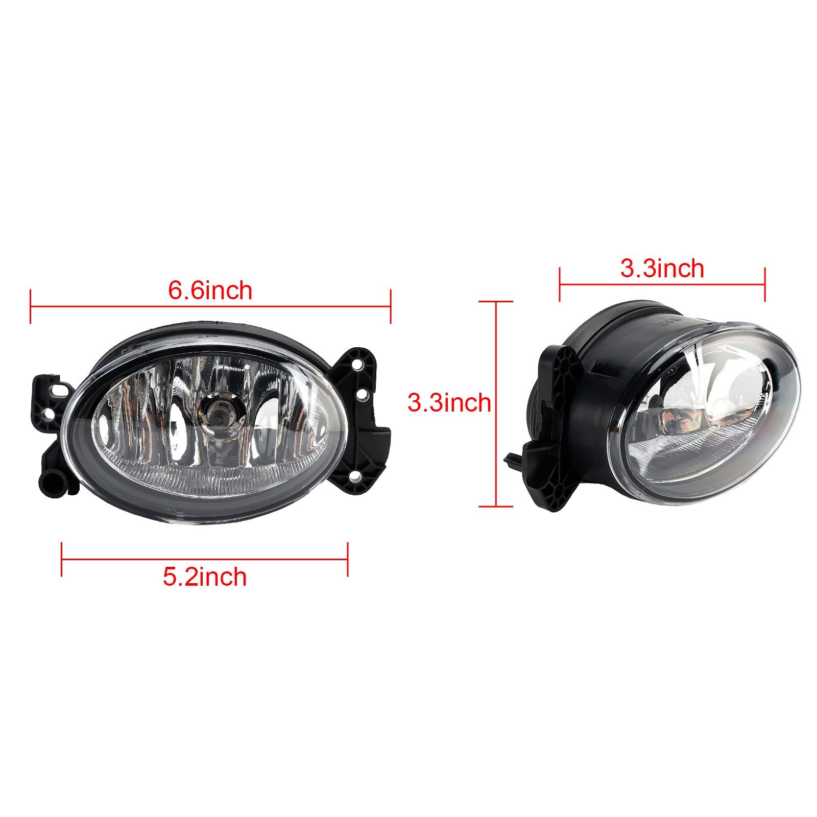 Par de faros antiniebla delanteros con bombillas para Mercedes Benz W204 W211 W164 C219