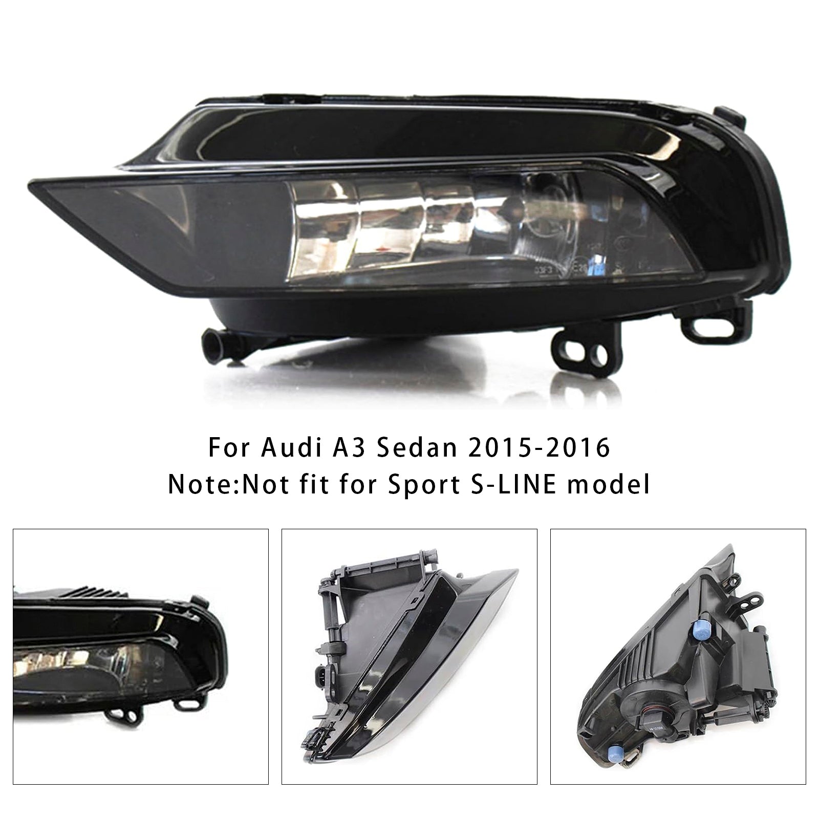 Fire Fogger anteriore a sinistra con lampadine per berlina Audi A3 2015-2016 (8v0941699b)