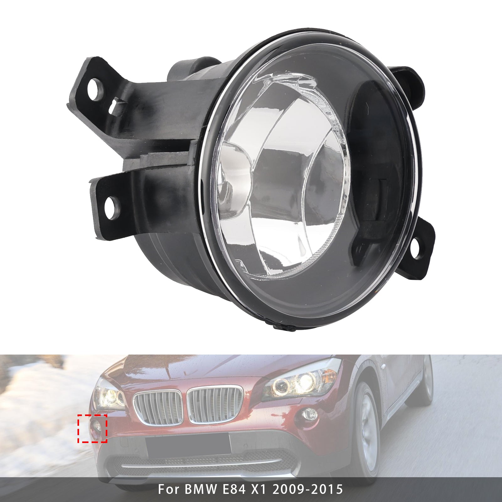 Požarna megla lučka pred desno brez žarnice za BMW X1 E84 2009-2015 63172993526