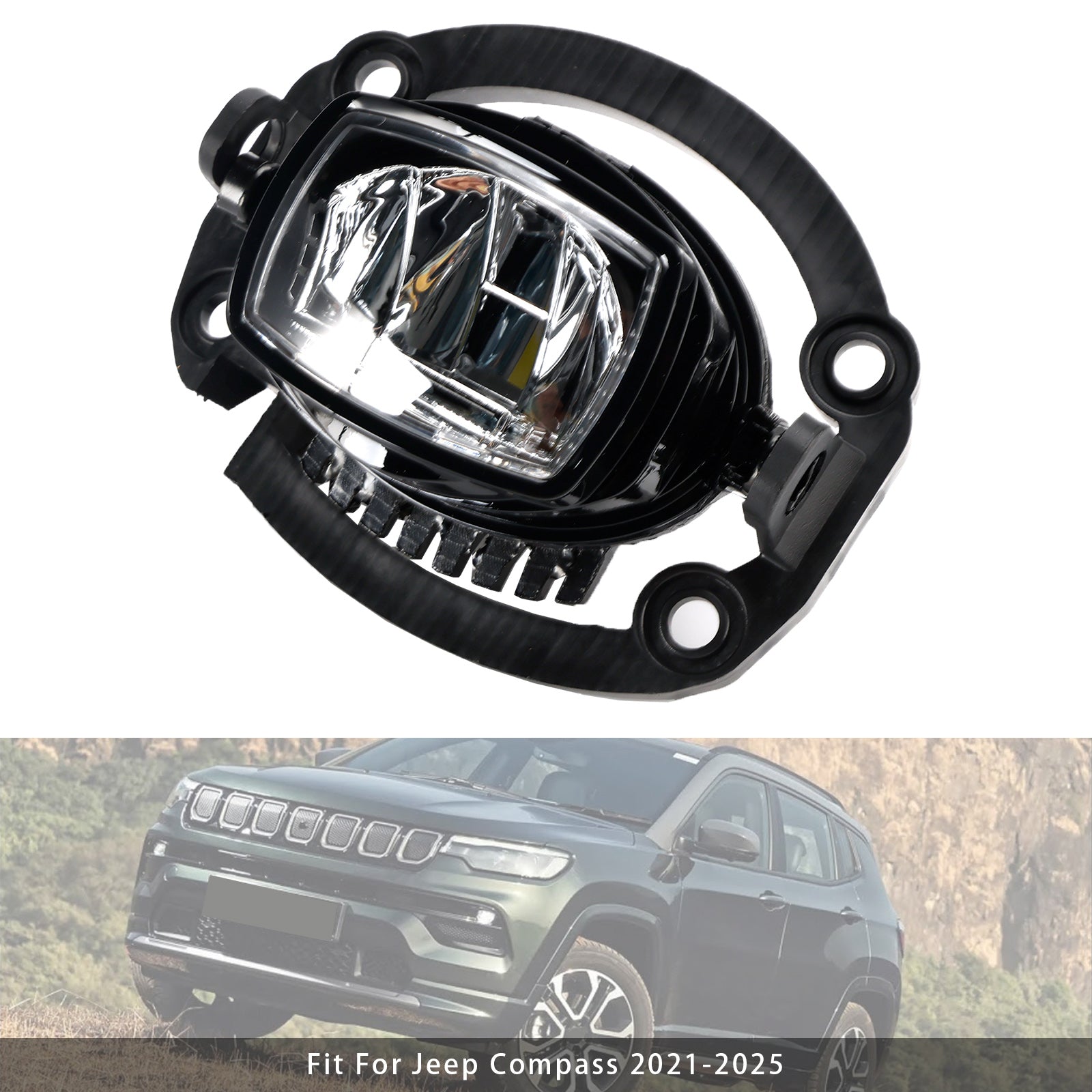 Luz de niebla de fuego delantero LED para Jeep Compass 2021-2025 68470159AA