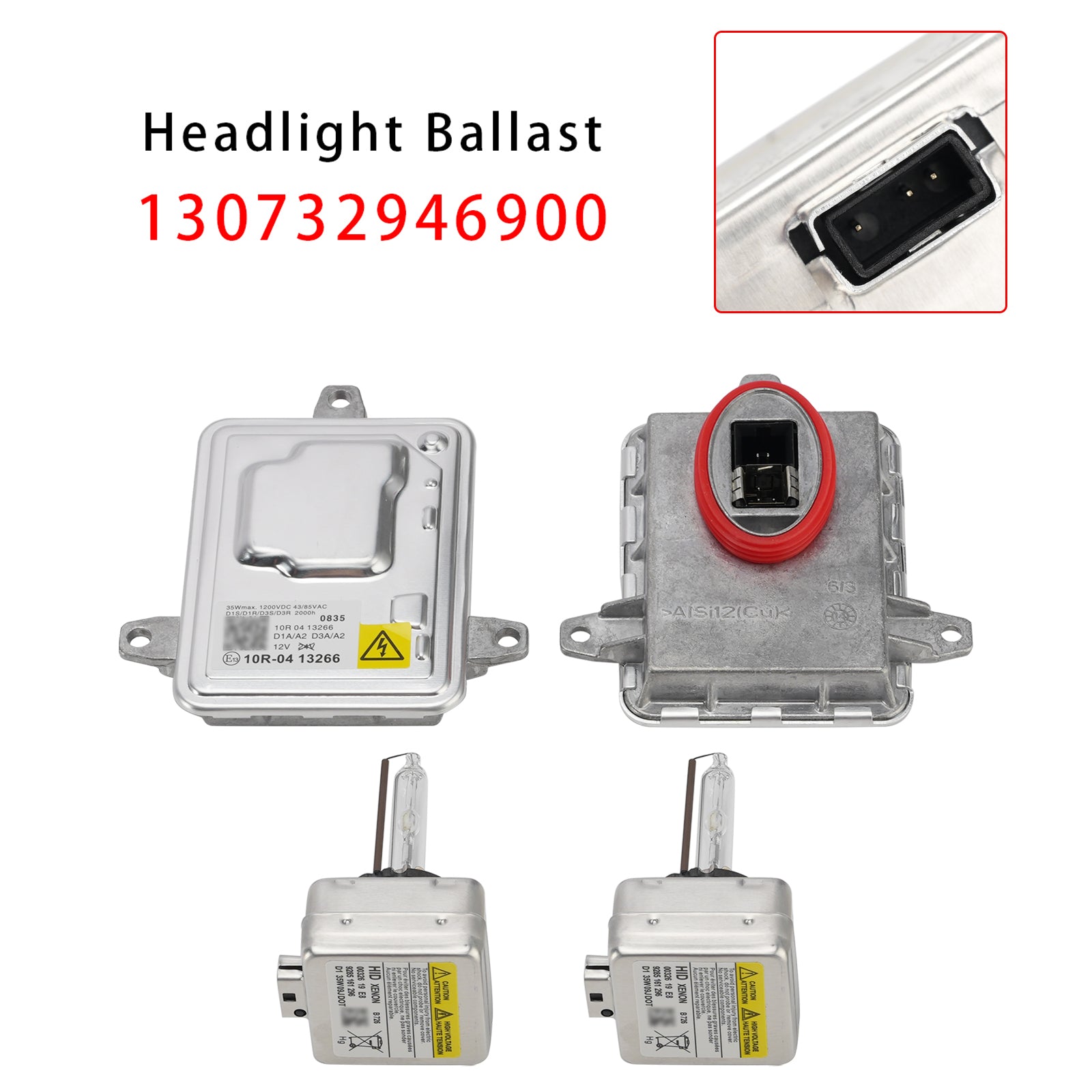 Kit de ballast xénon, unité de contrôle HID et ampoules D3S pour Jeep Cherokee 2014-2018