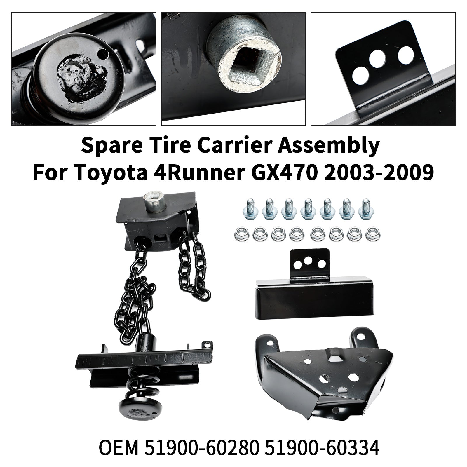 Toyota 4Runner GX470 2003-2009 reservewieldragermontage 51900-60280 Fedex Express