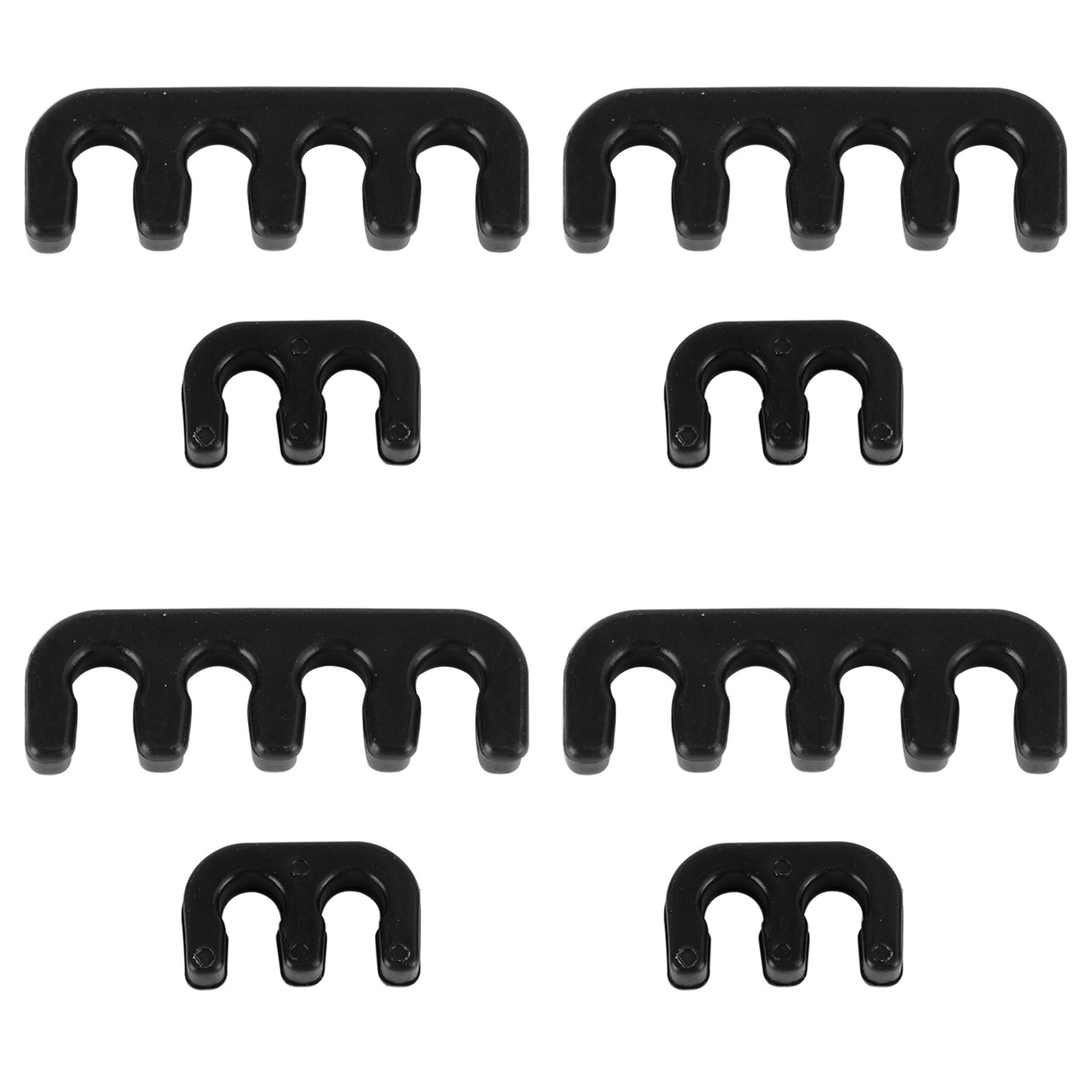 Lot de 8 Bobines d'Allumage Carrées D581 & Fils de Bougie - Compatible Chevrolet Avalanche, Silverado, GMC Sierra, etc. (2002-2007)